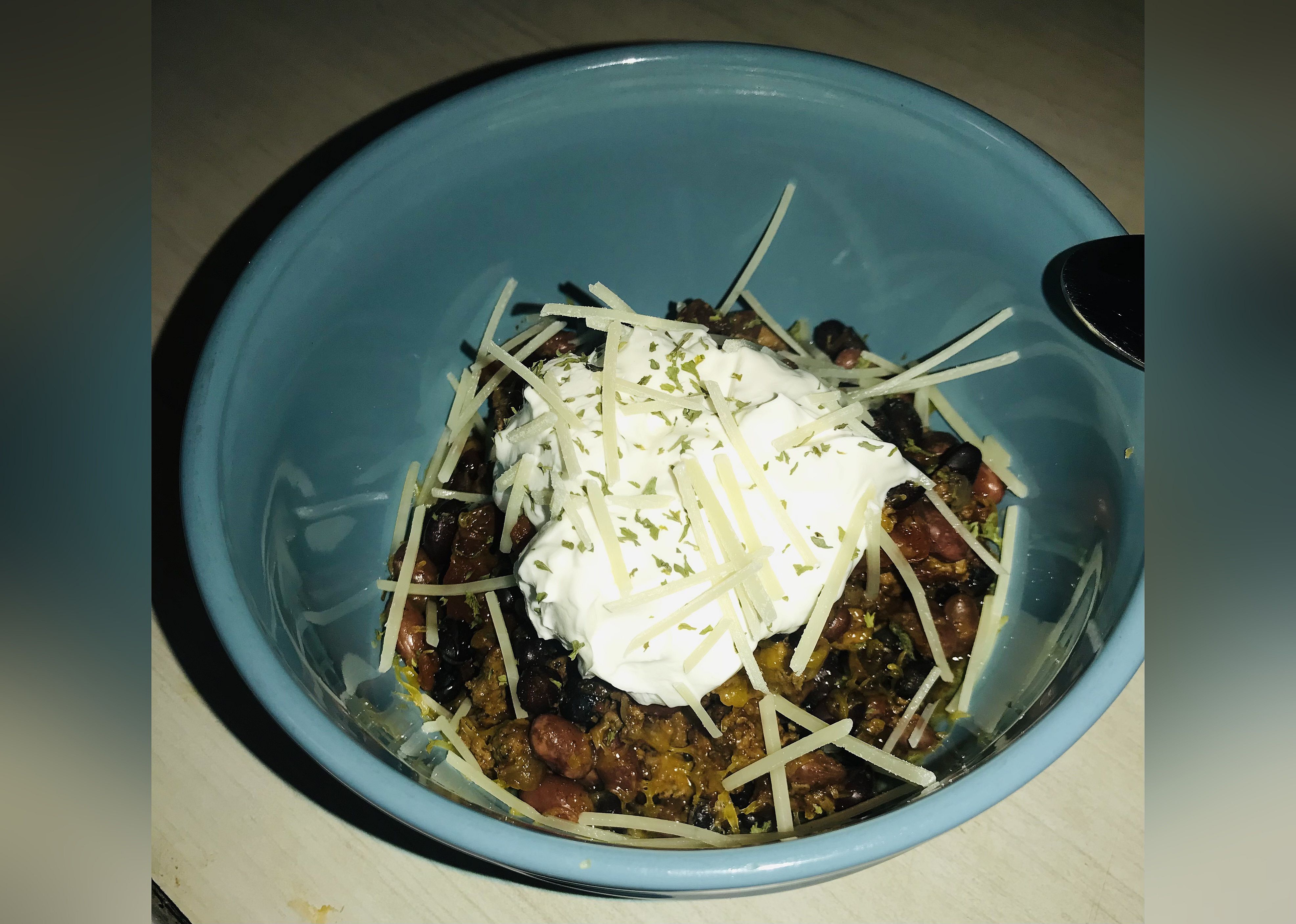 Laura's Quick Slow Cooker Turkey Chili