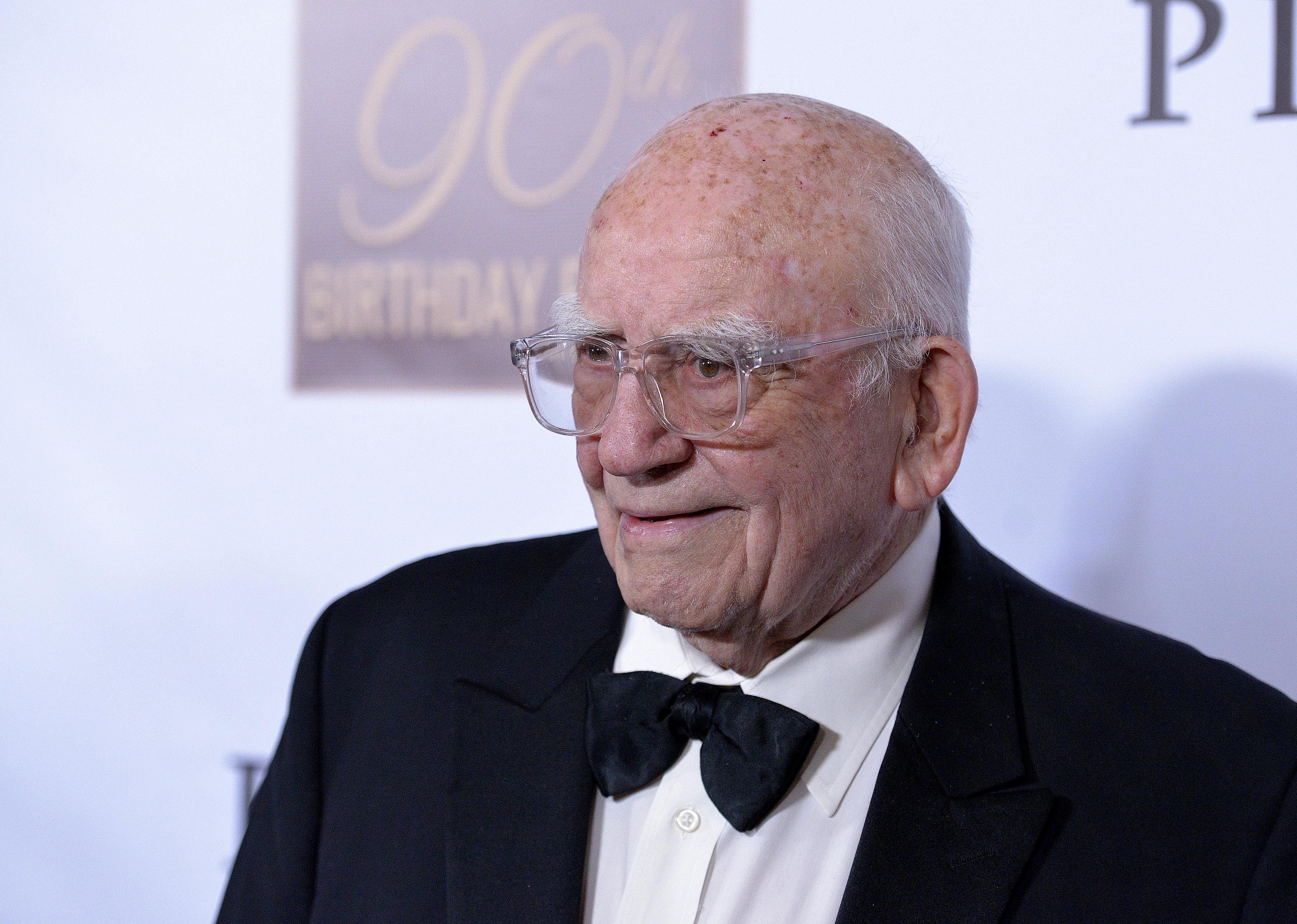 Ed Asner smiling.
