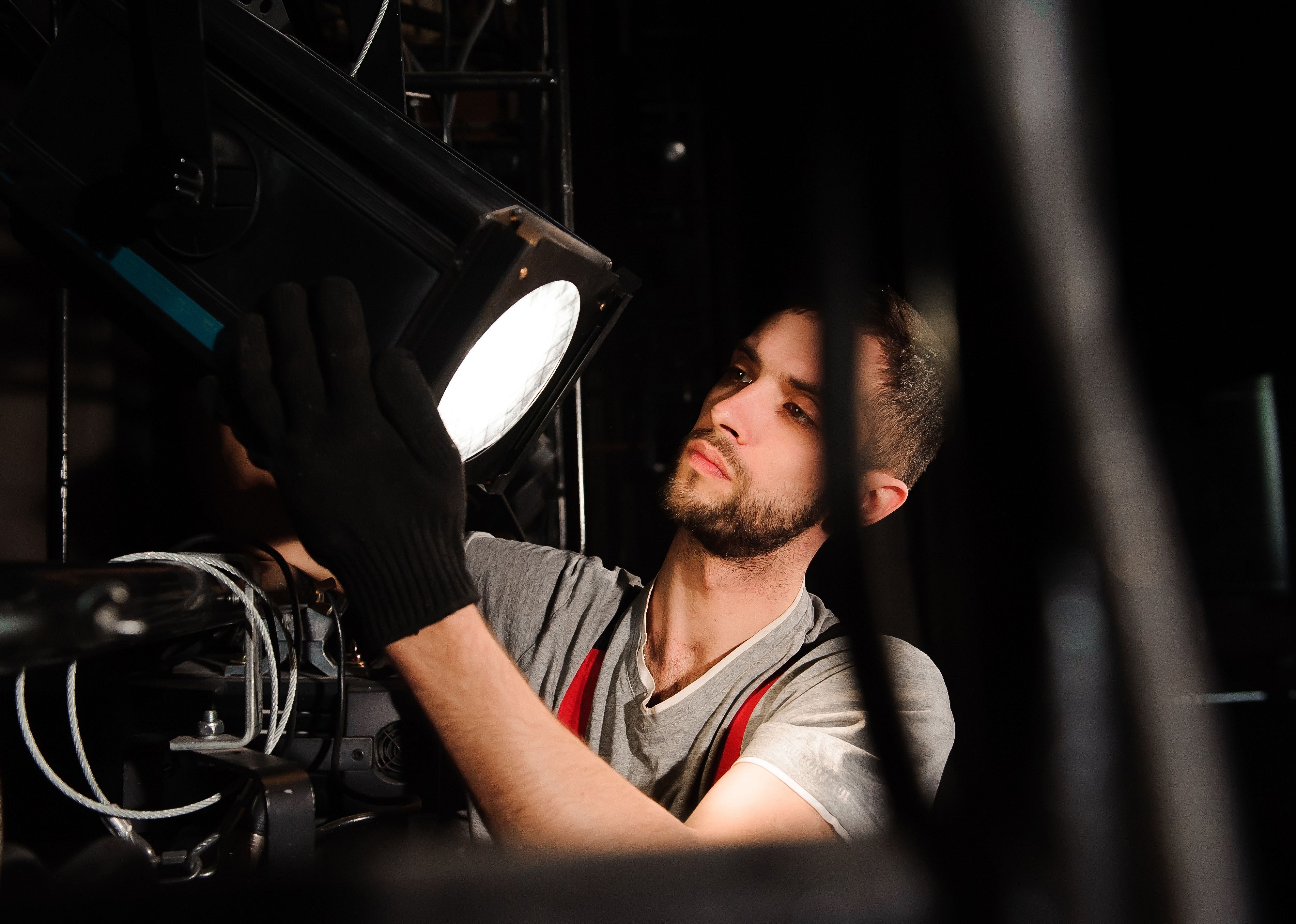 #15. Lighting technicians
