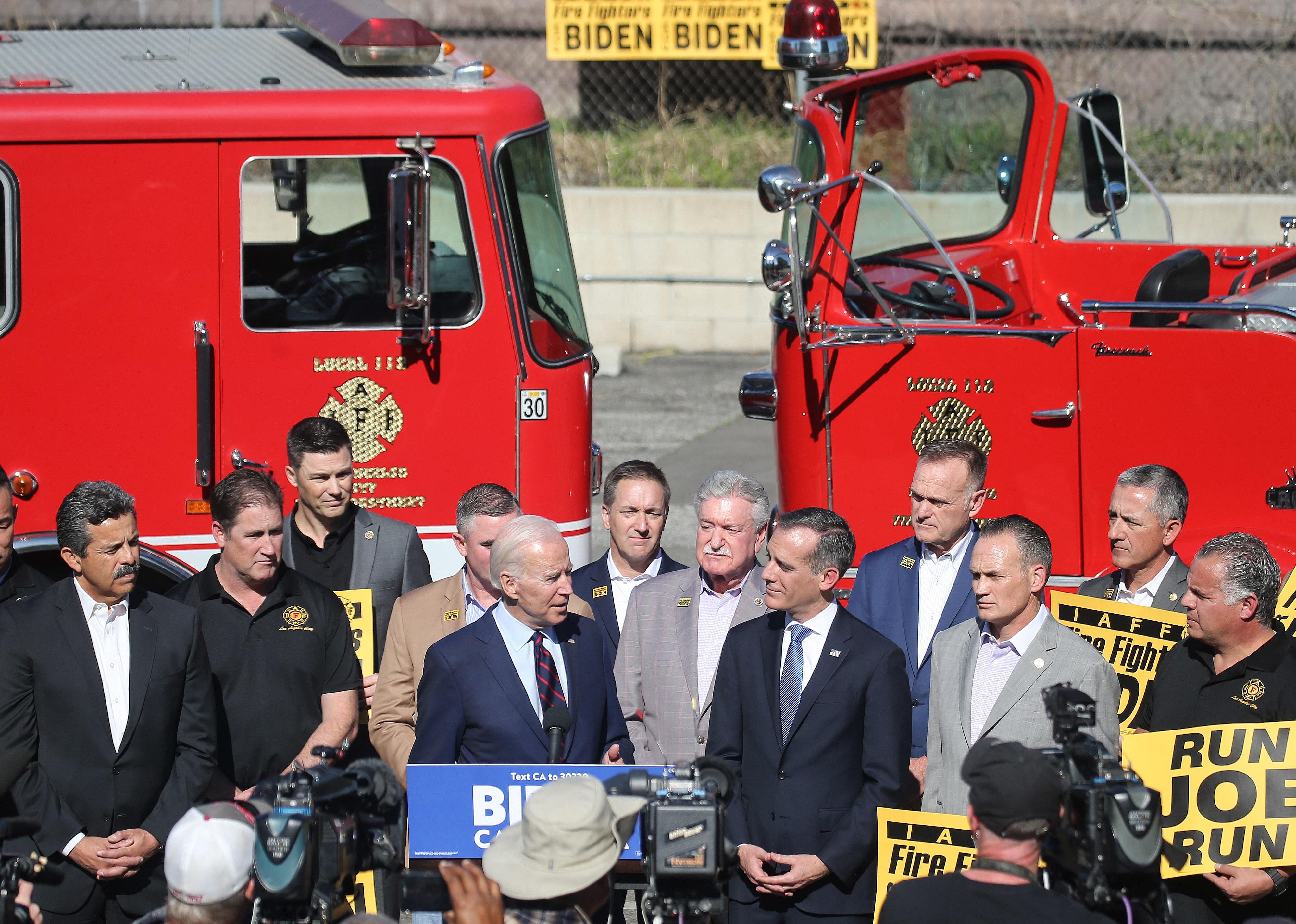 Mayor Eric Garcetti endorses Biden