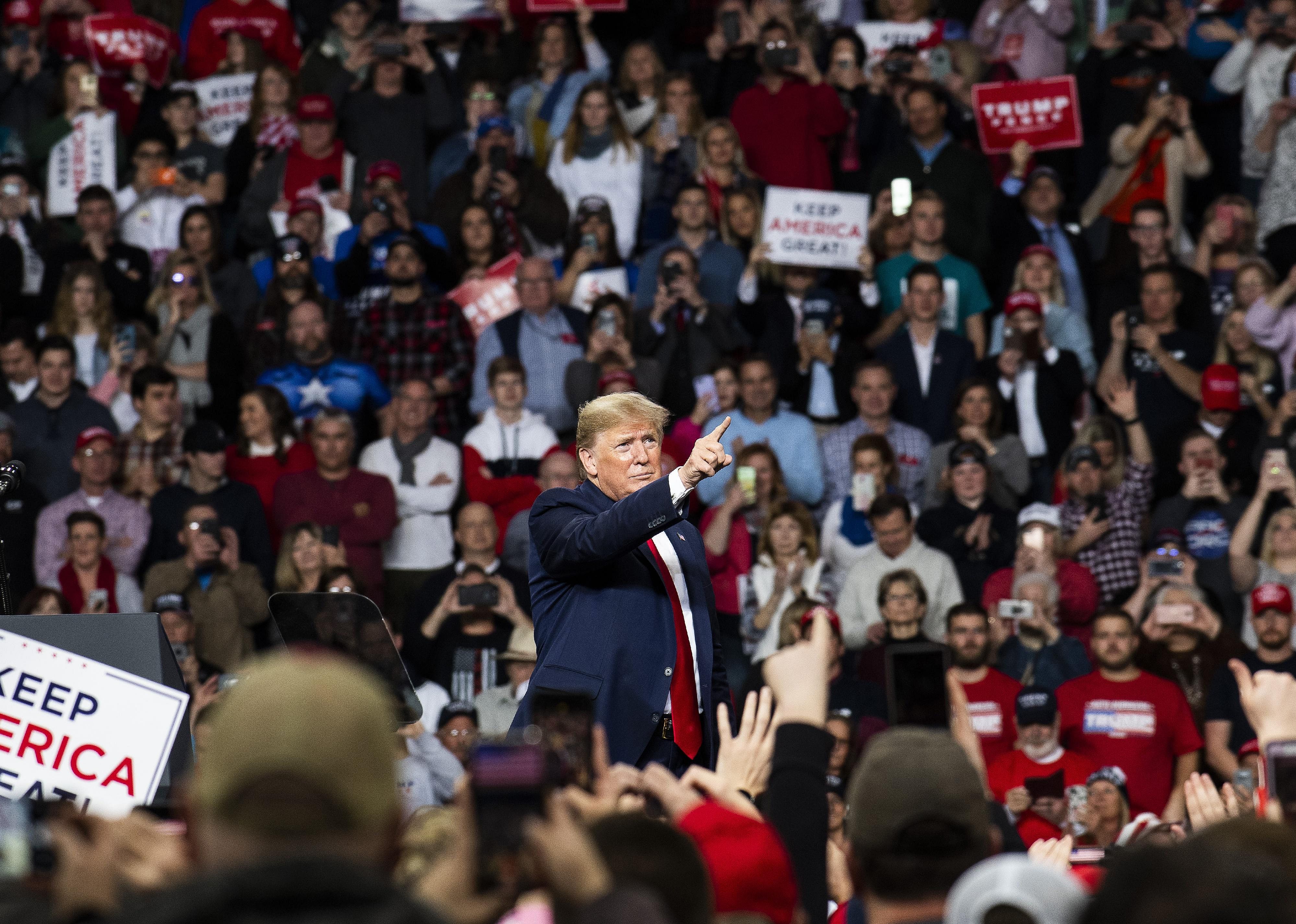 Trump holds first 'Keep America Great' rally of 2020