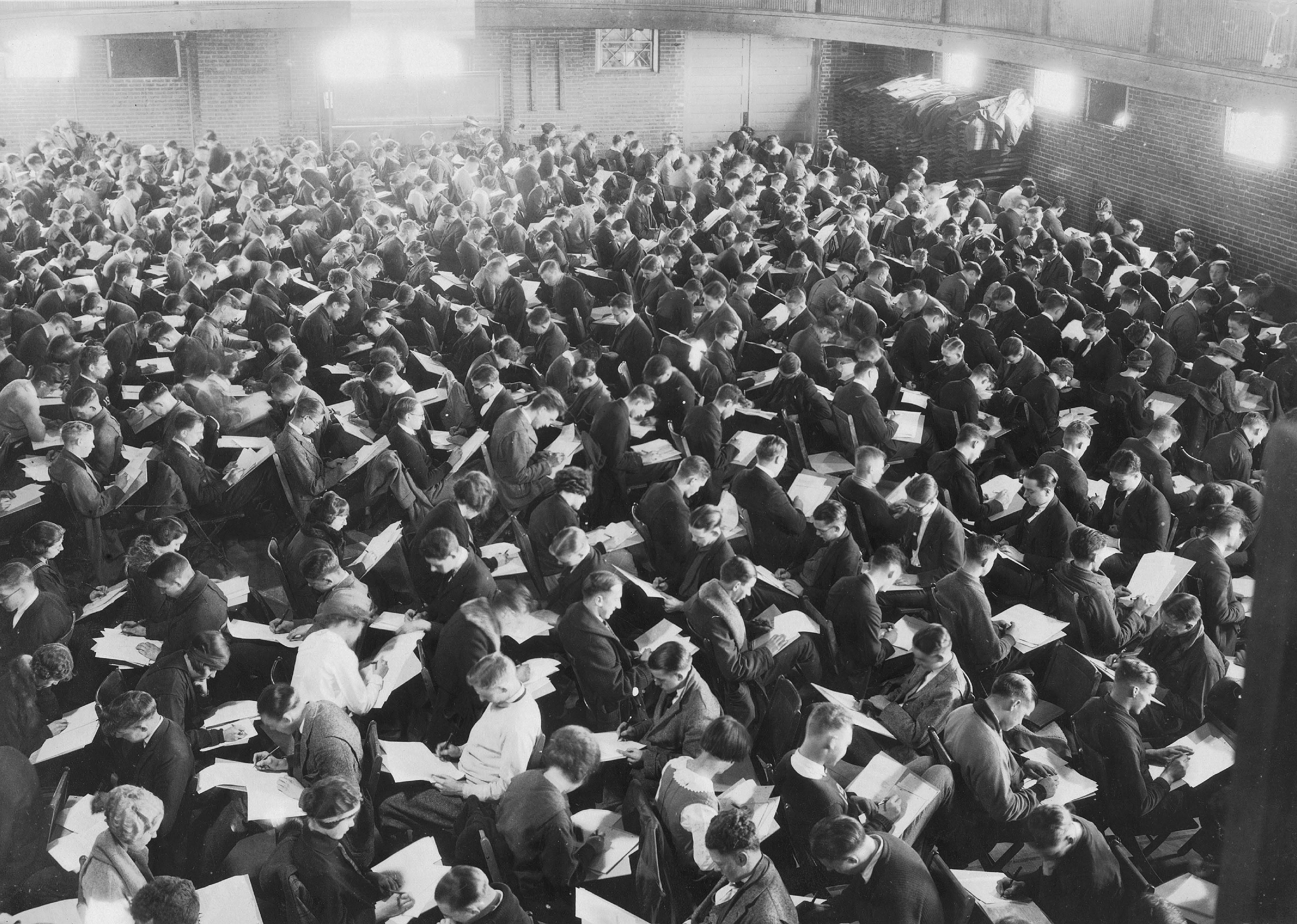 1925: Test scores become a definitive part of educational decision-making