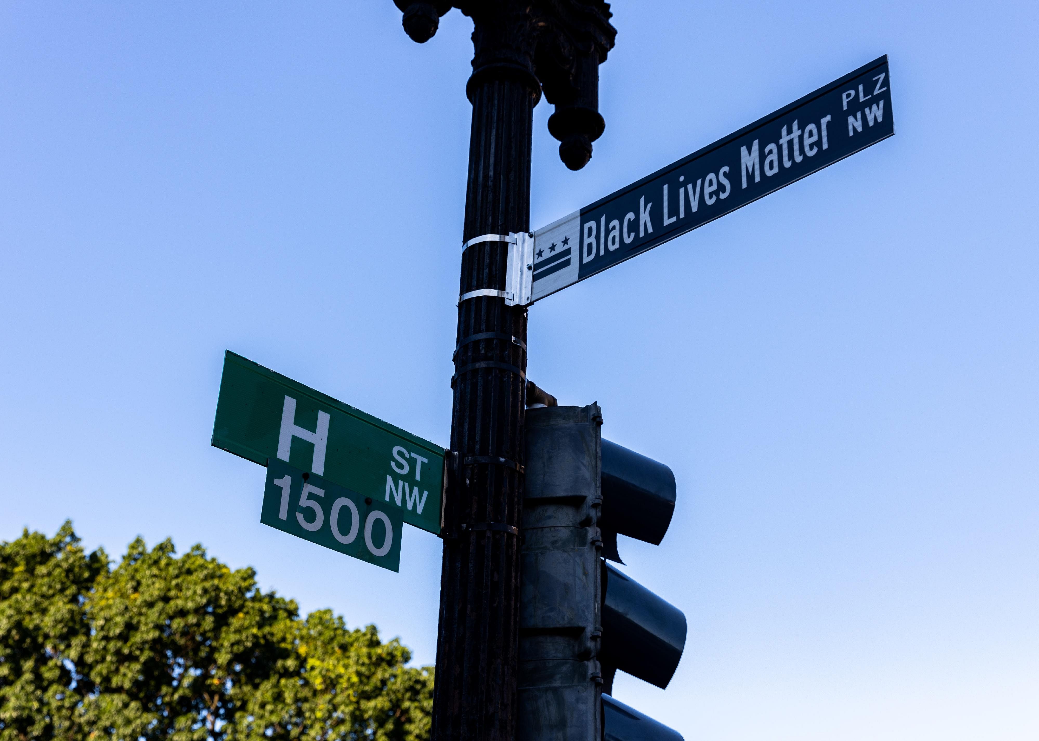 June 5: Street in front of White House renamed Black Lives Matter Plaza
