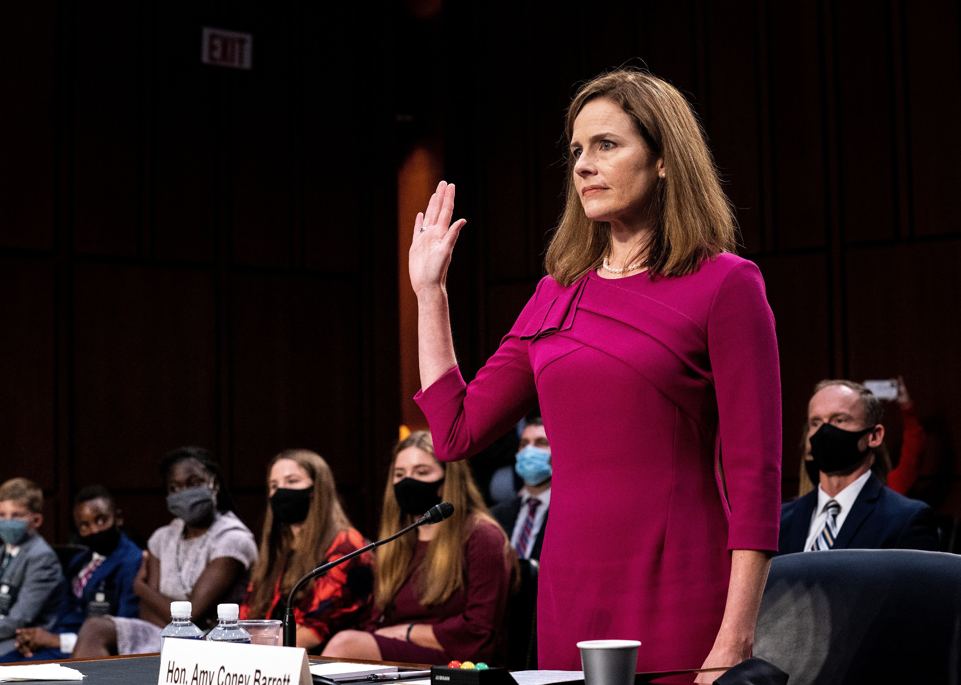 2020: Amy Coney Barret nominated to the Supreme Court