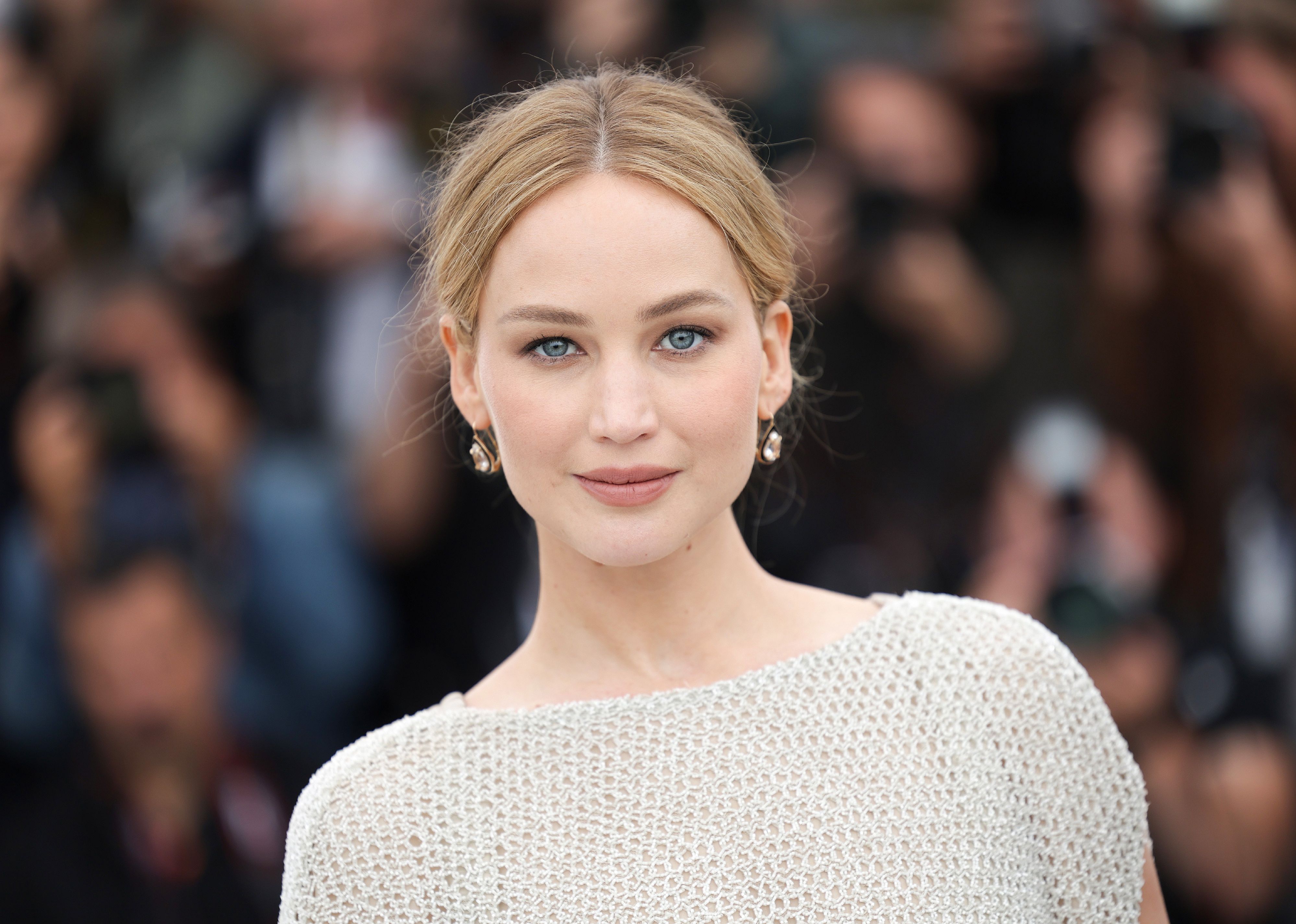 Producer Jennifer Lawrence attends the "Bread And Roses" photocall.