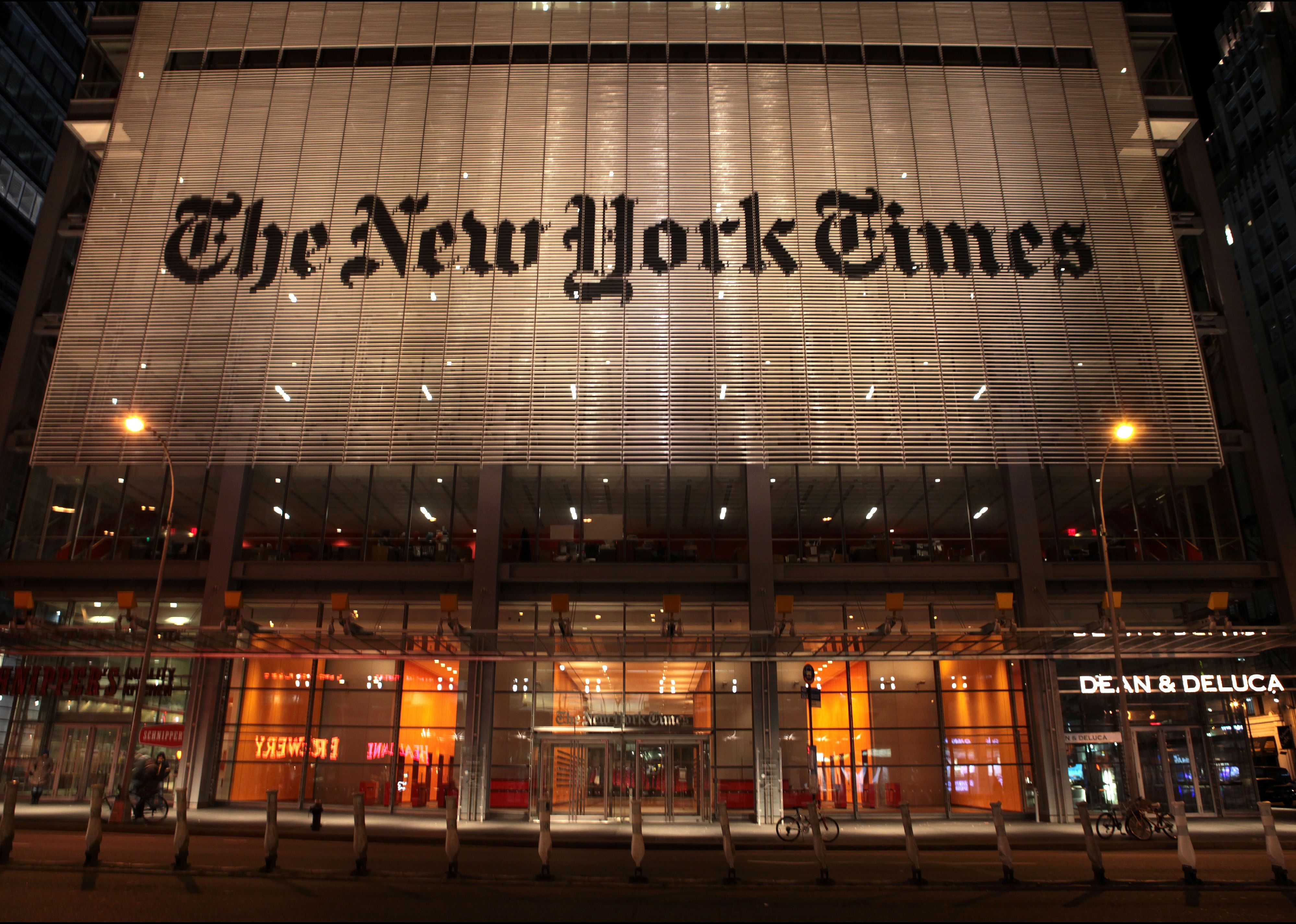 2007: New York Times building opens
