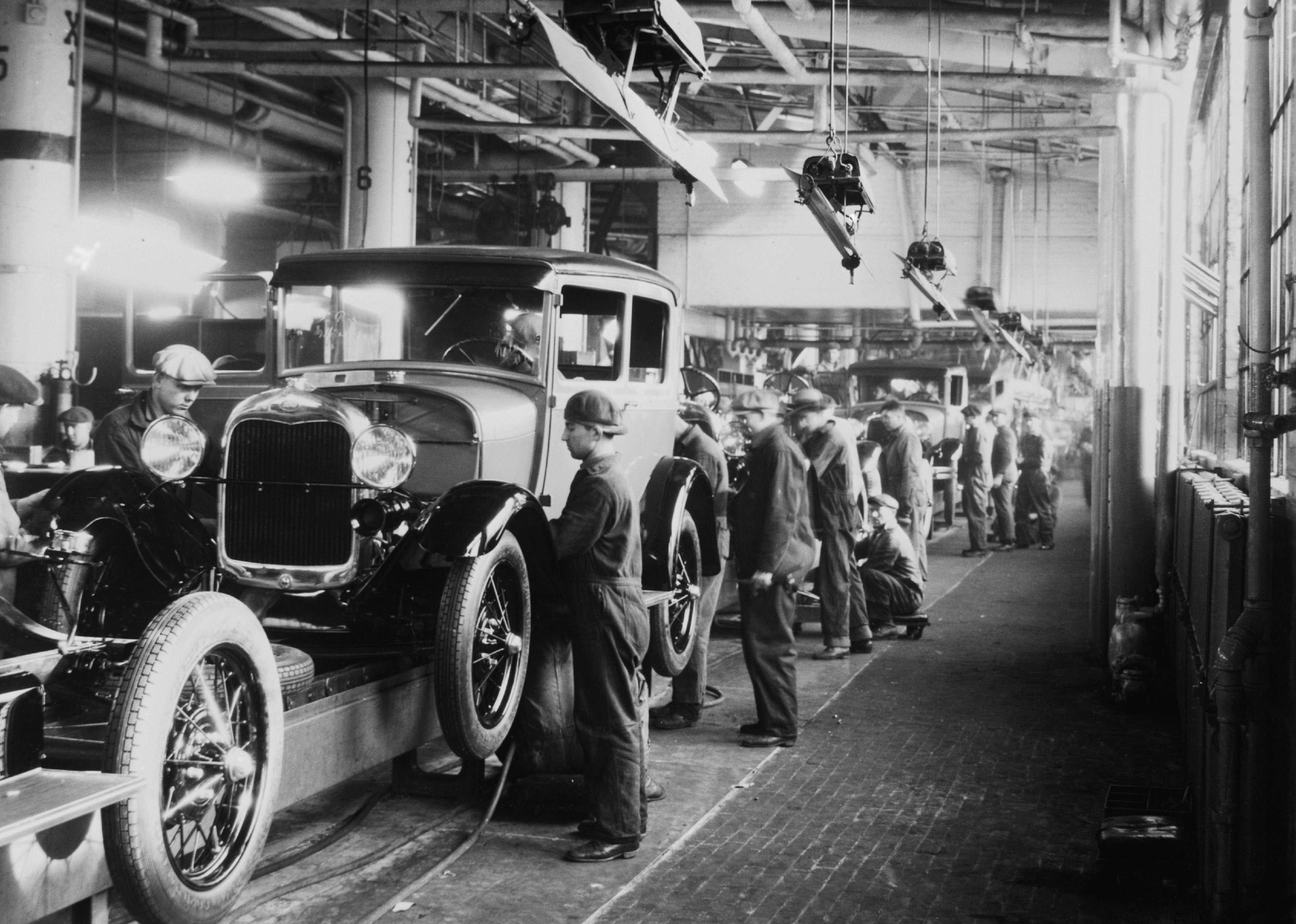 Model T mass production