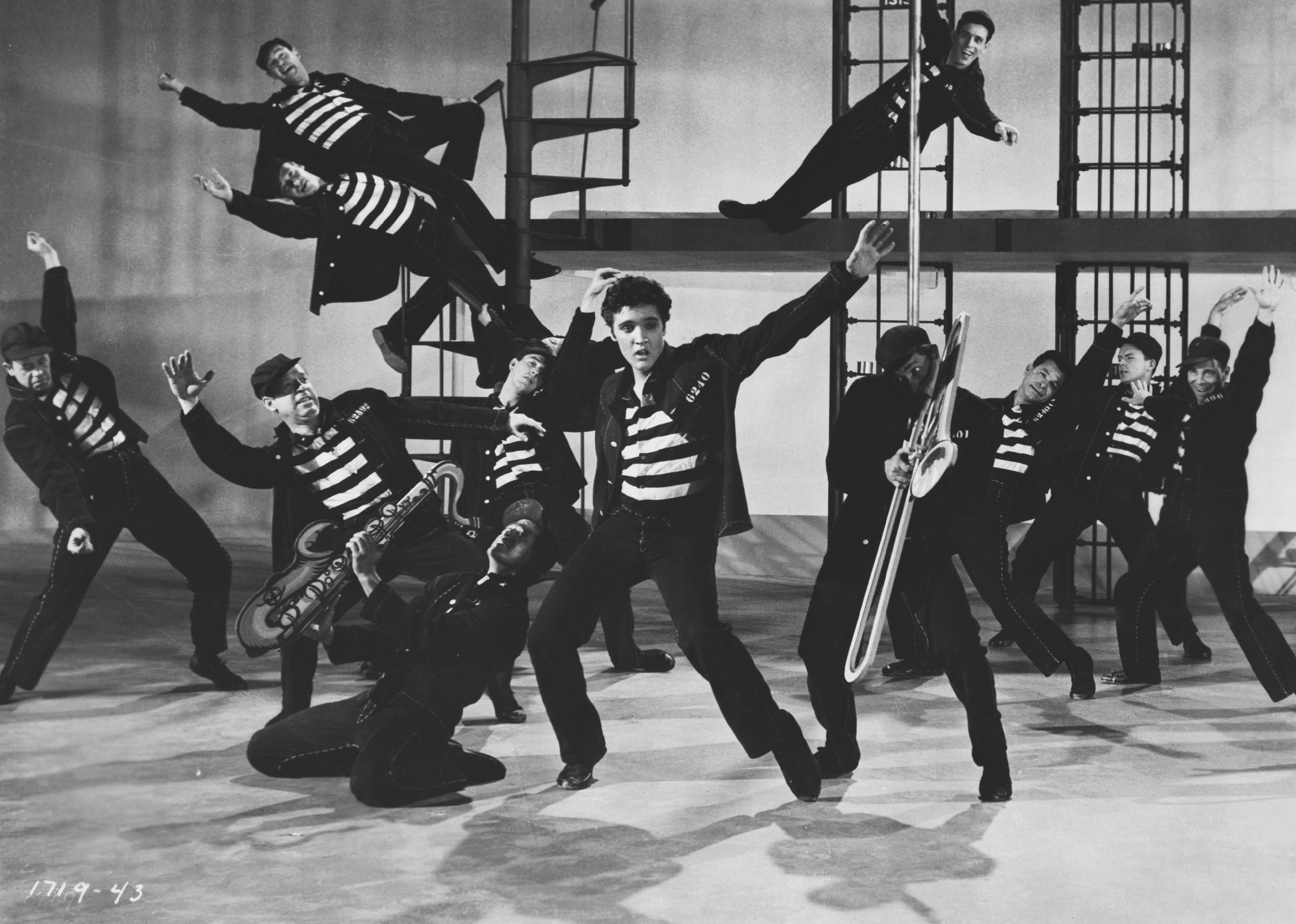 Elvis Presley in Jailhouse Rock.