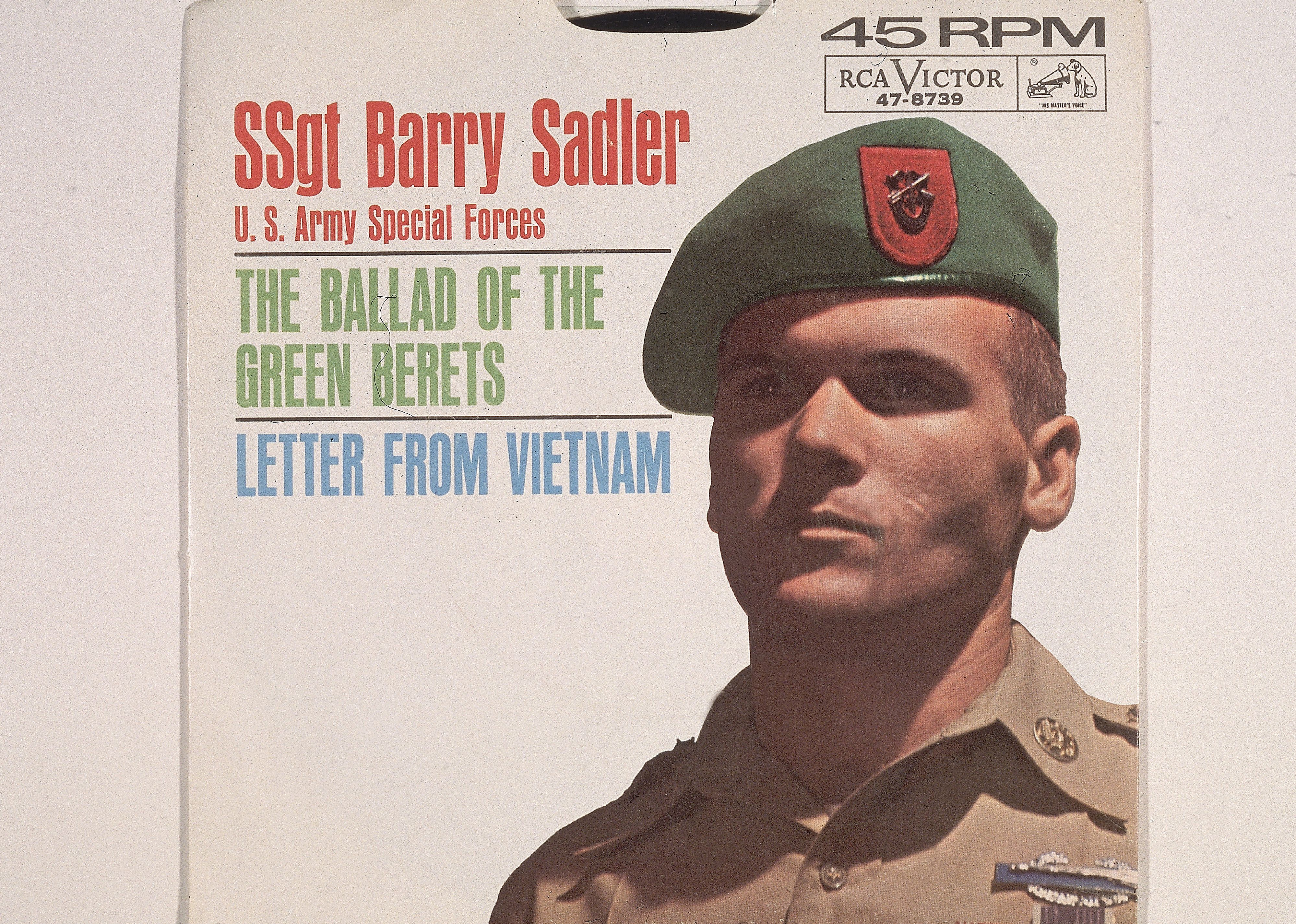 Sleeve Of SSgt. Barry Sadler's 'The Ballad Of The Green Berets/Letter From Vietnam'