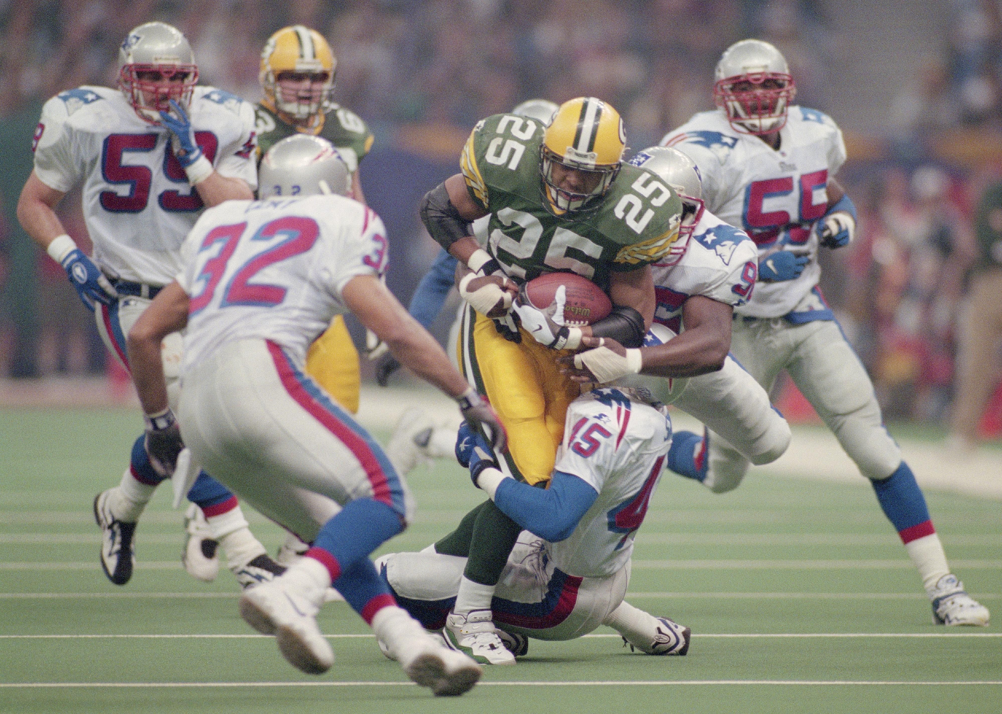 #3. 1997: Green Bay Packers vs. New England Patriots (tie)