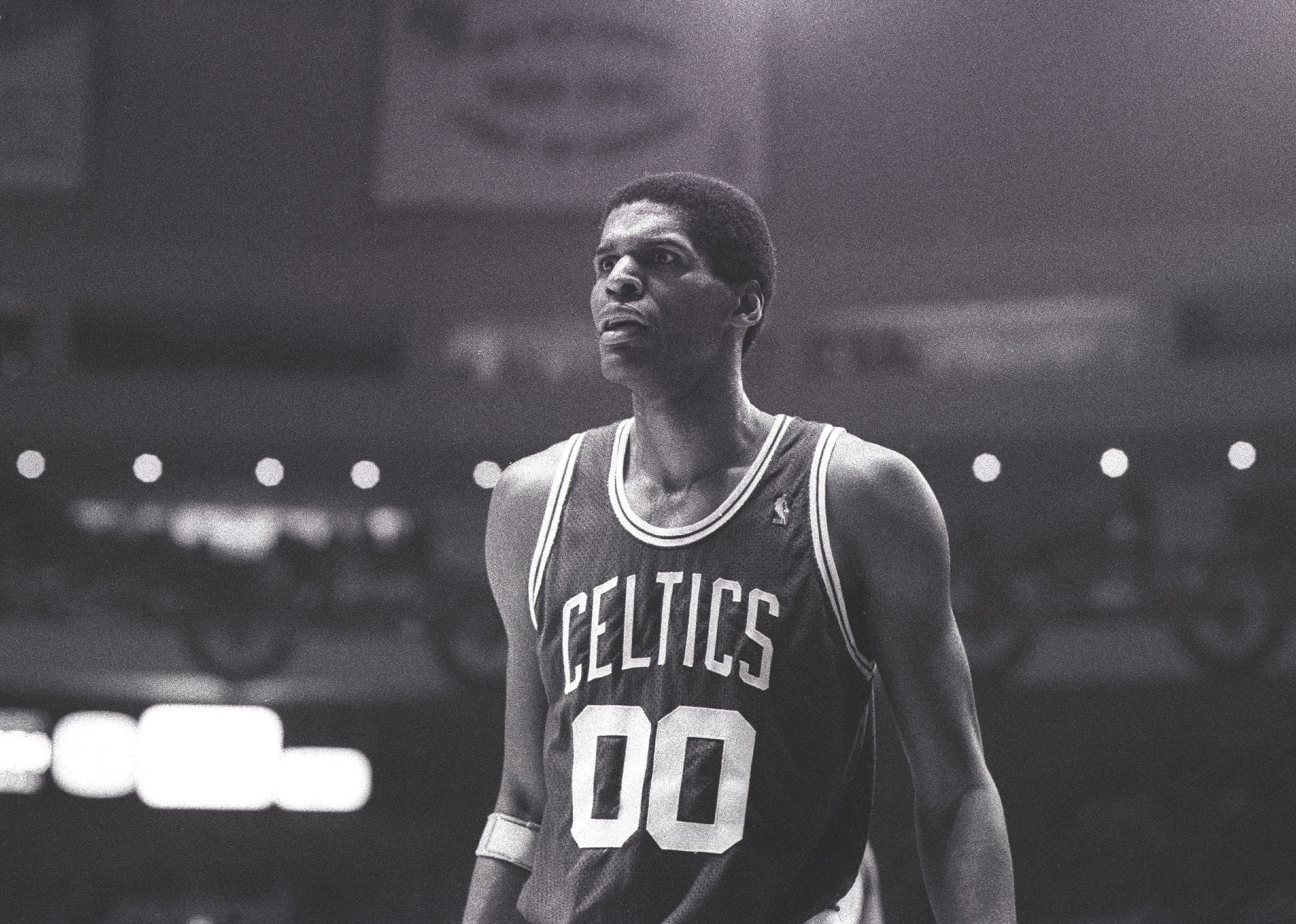 Robert Parish during a Knicks vs. Boston game