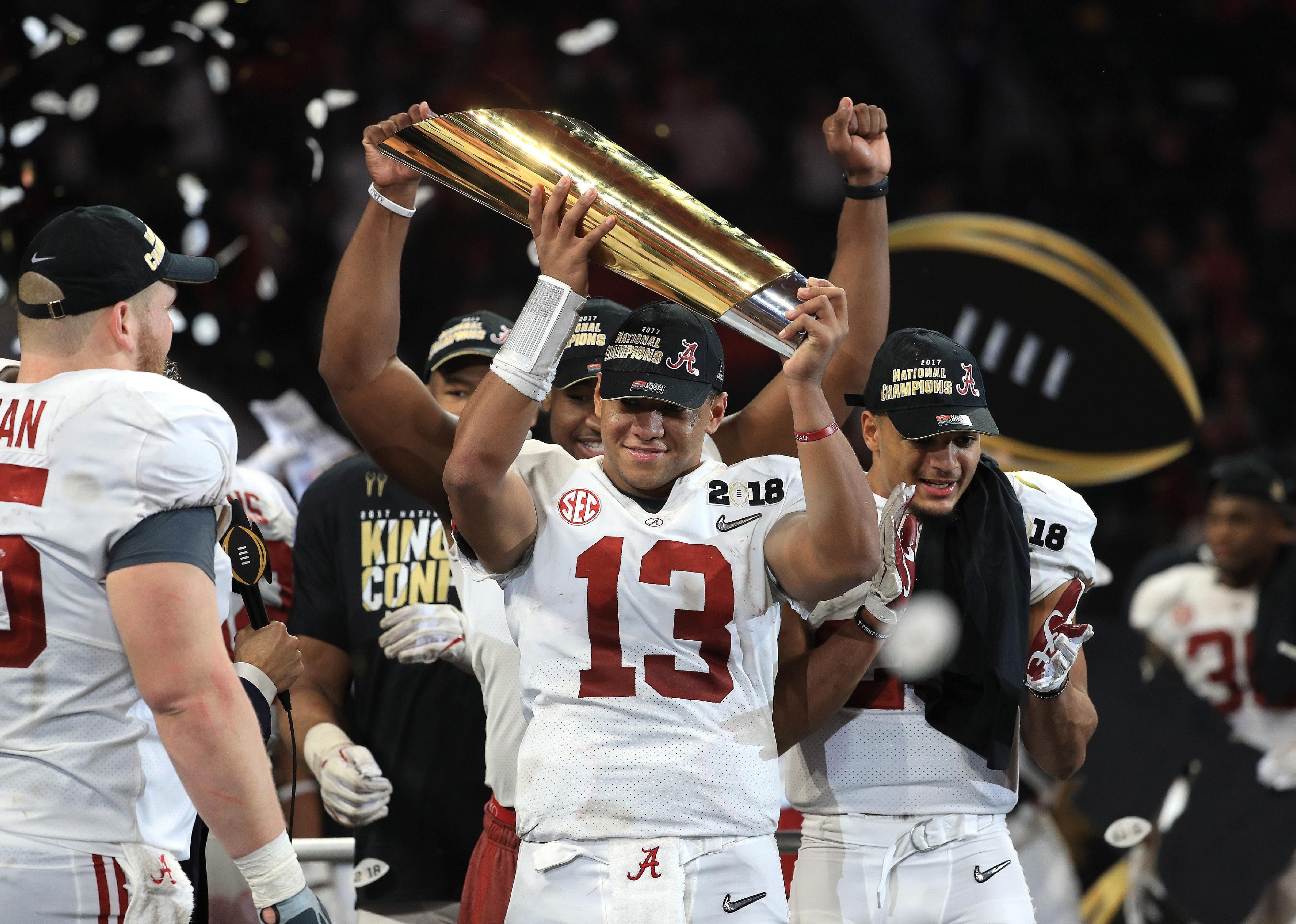 2018: Tua Tagovailoa wins national championship for Alabama in OT