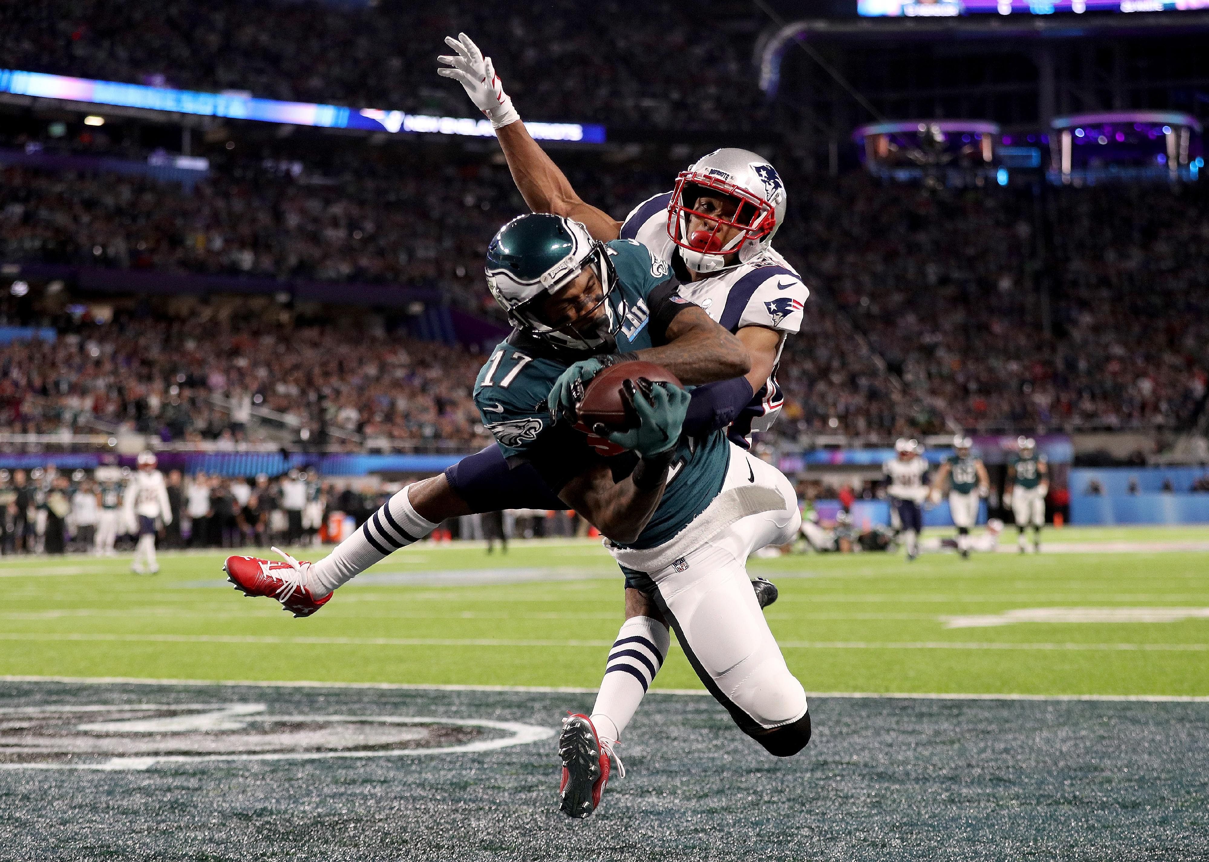 #10. 2018: Philadelphia Eagles vs. New England Patriots (tie)