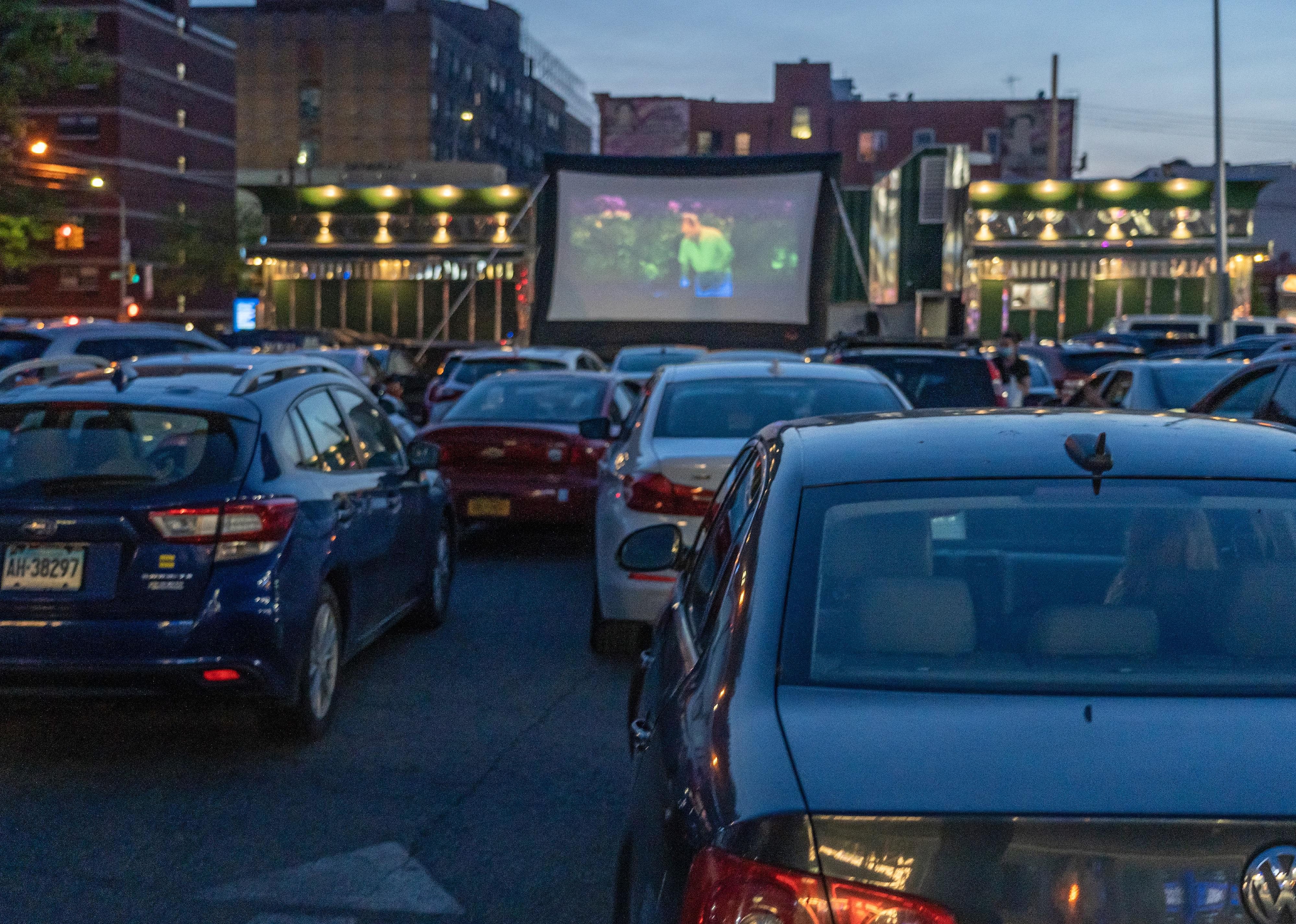 A revival of the drive-in movie in New York City