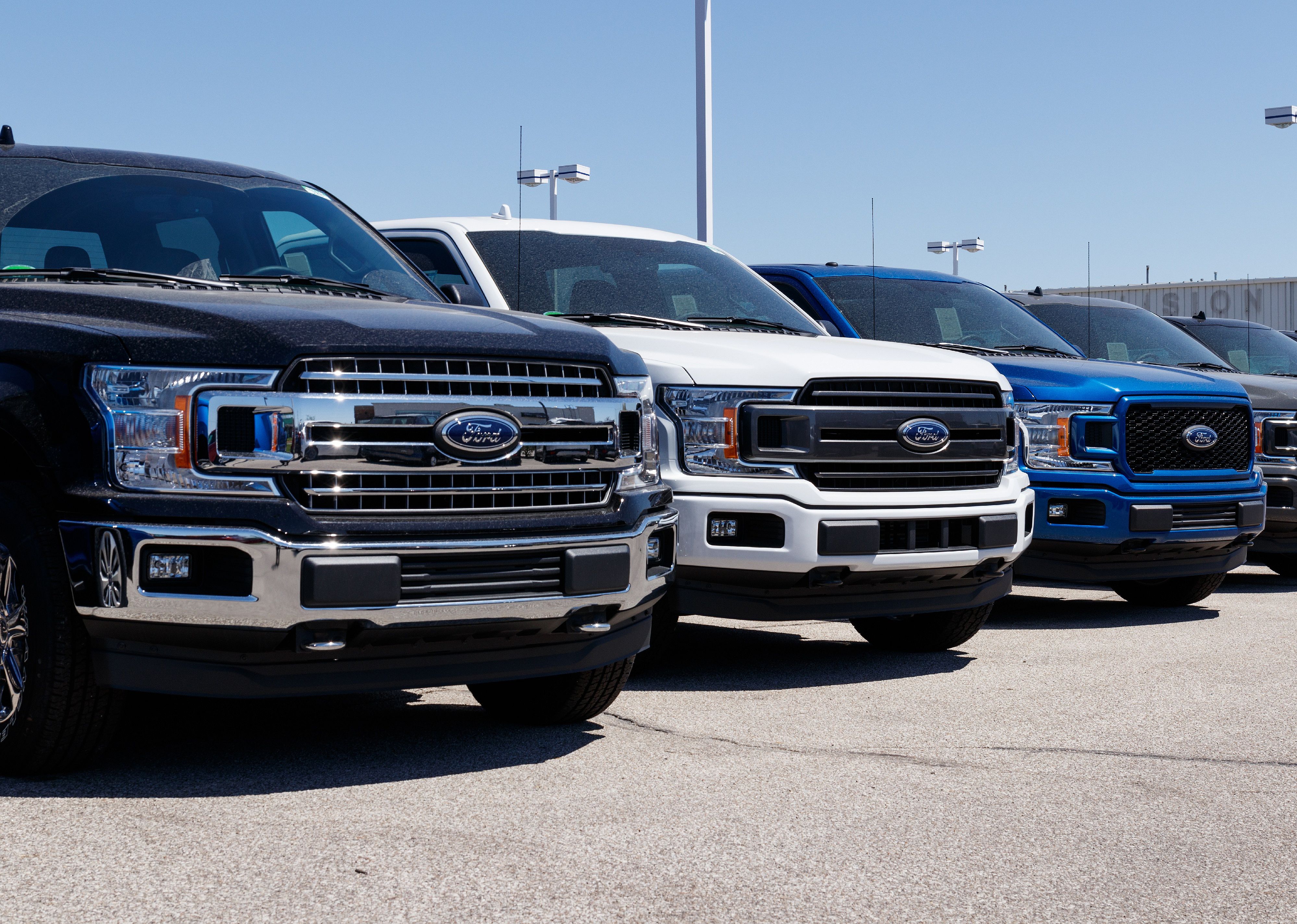 Ford car and truck dealership.