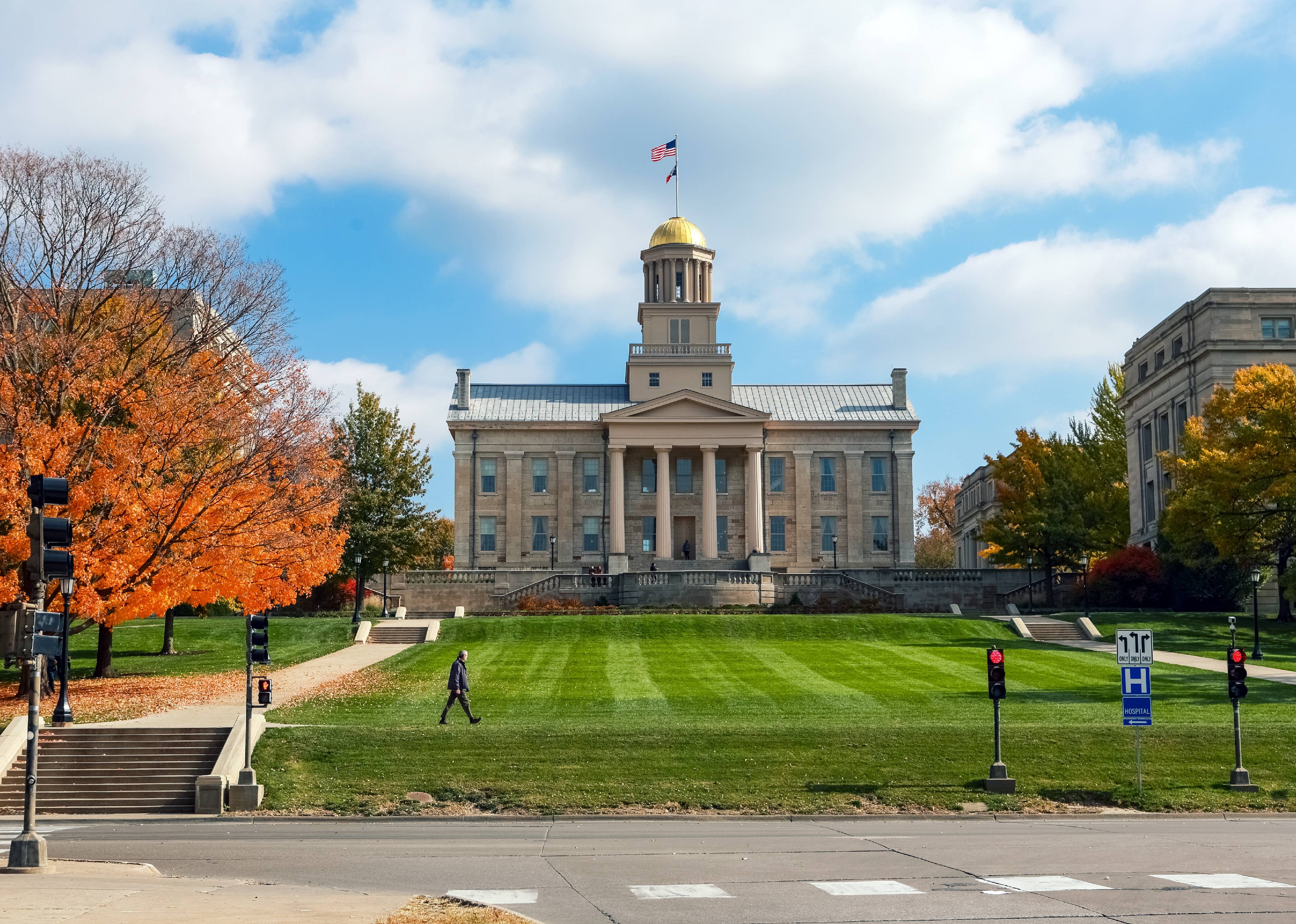Old Capitol building downtown Iowa City