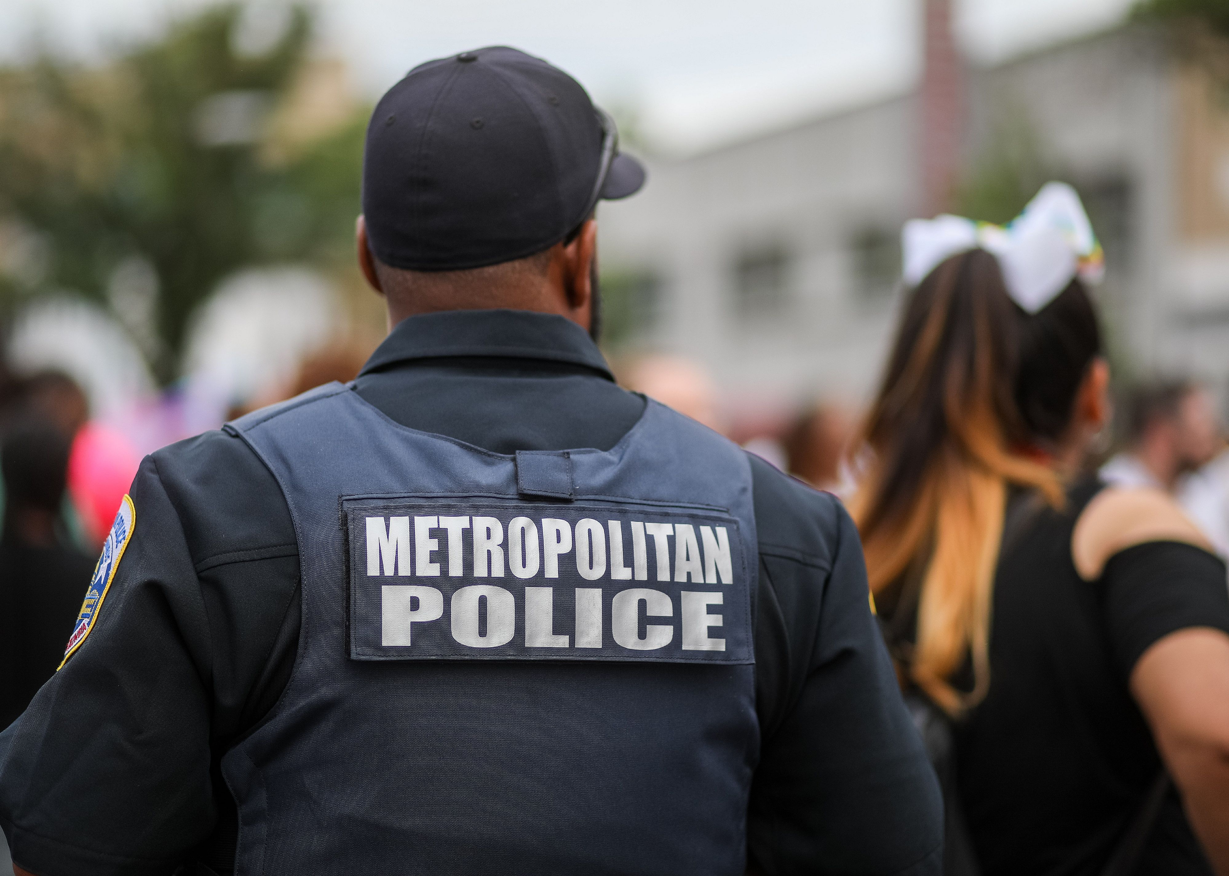 A police officer from the Metropolitan Police Department.