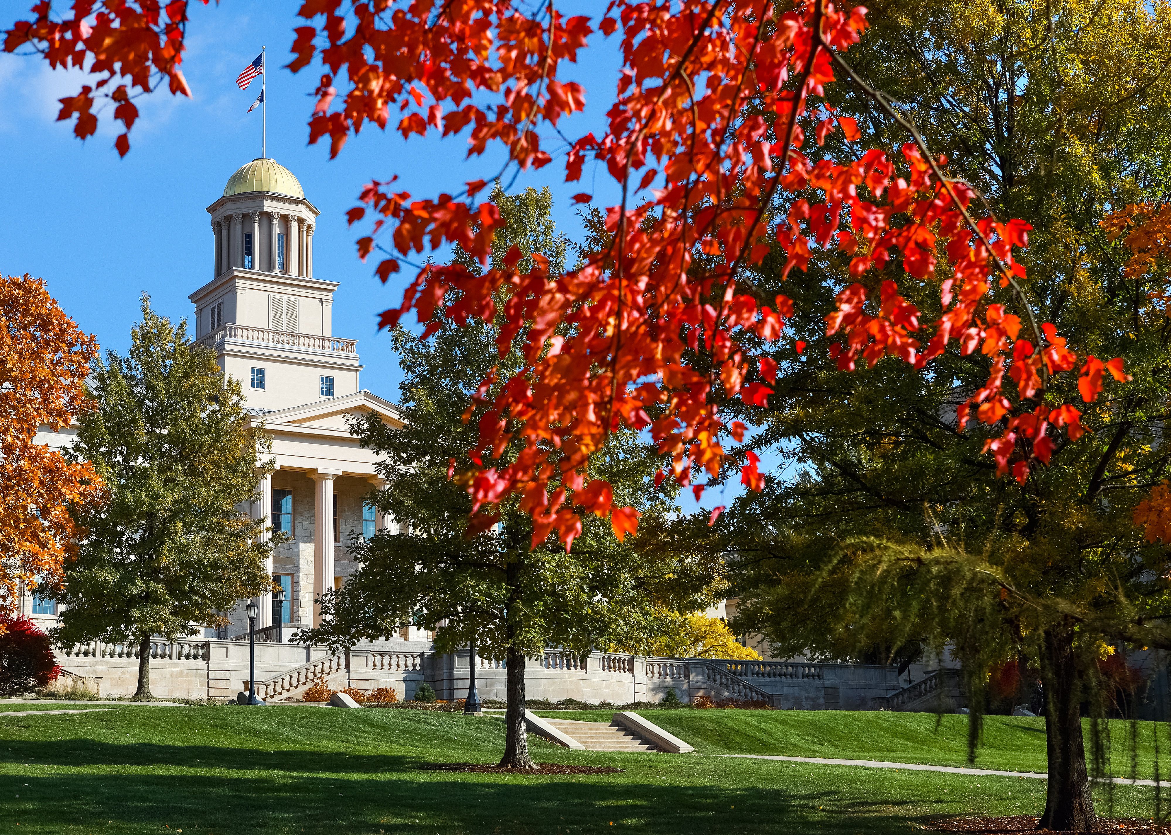Old Capitol building downtown Iowa City