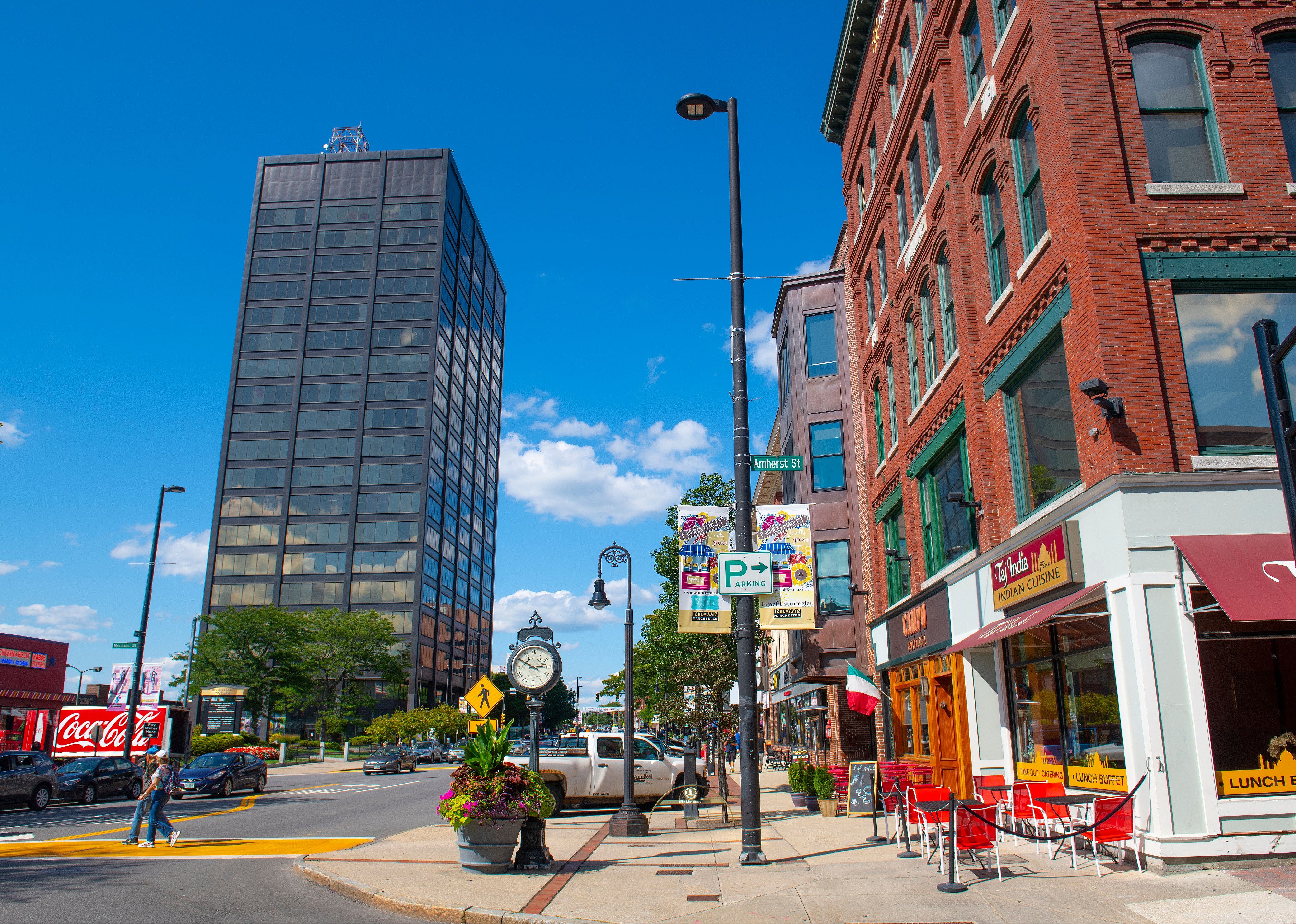 Brady Sullivan Plaza building in downtown Manchester, New Hampshire.