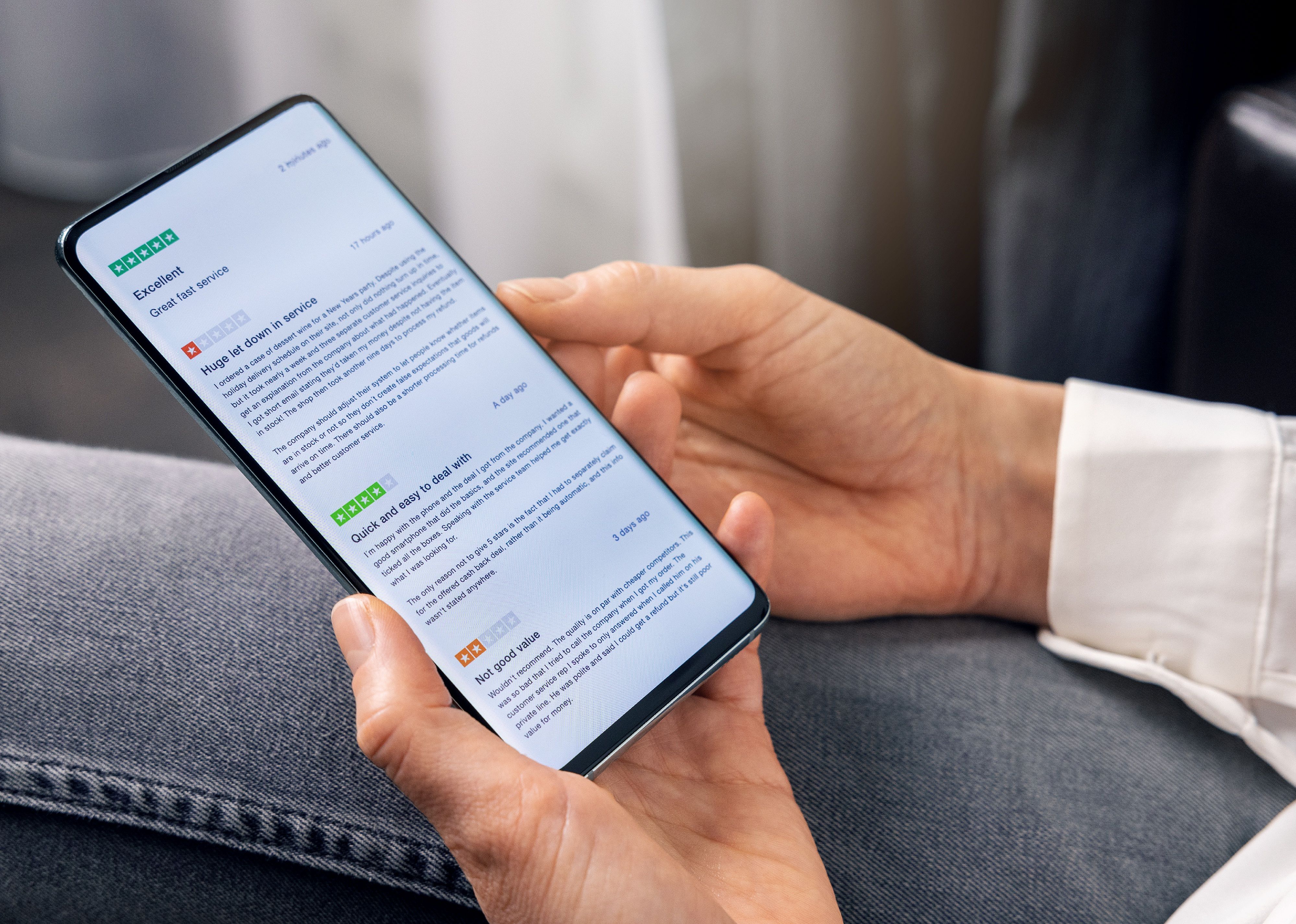 Reviews carry more weight than recommendations