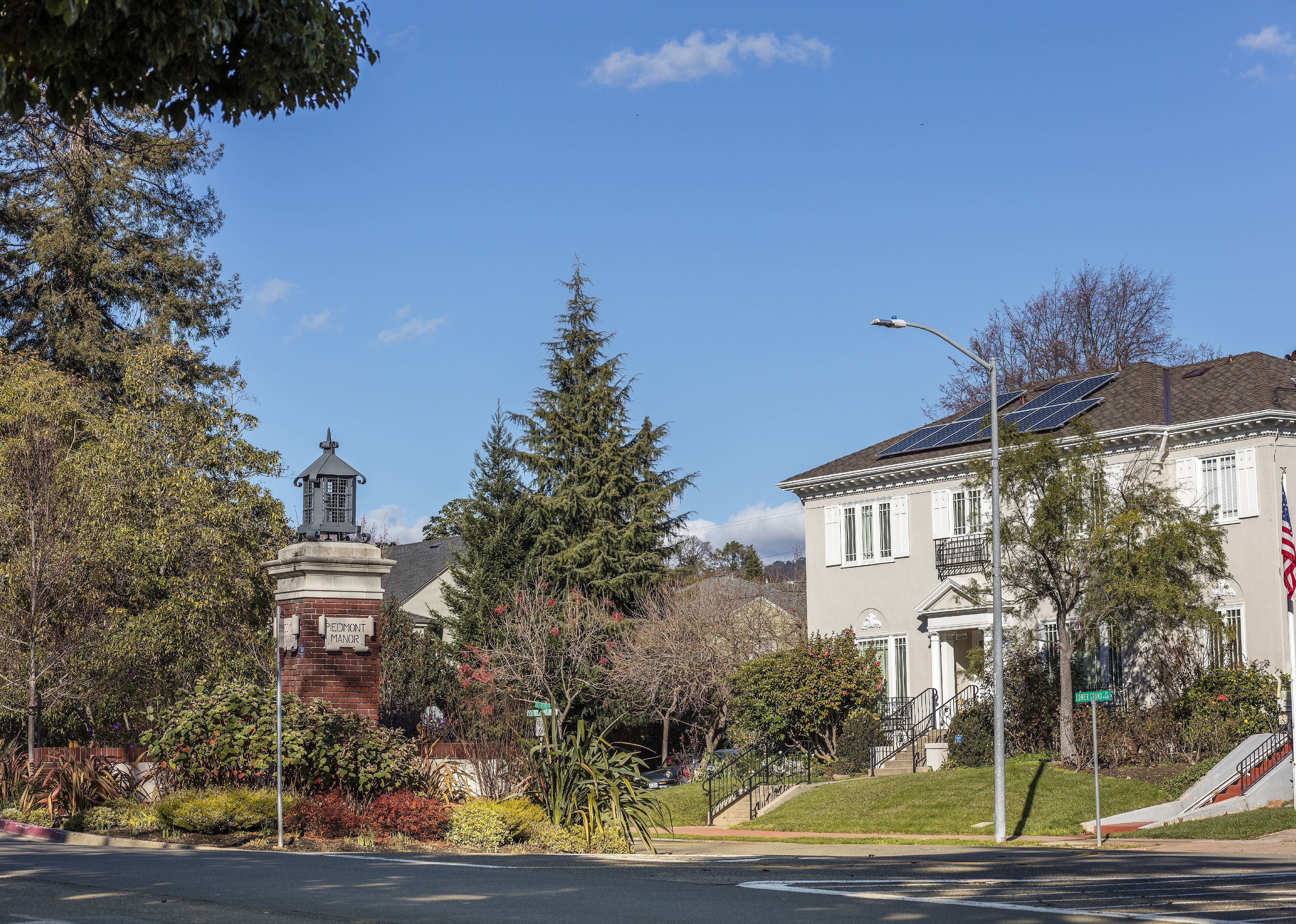 Piedmont neighborhood in California