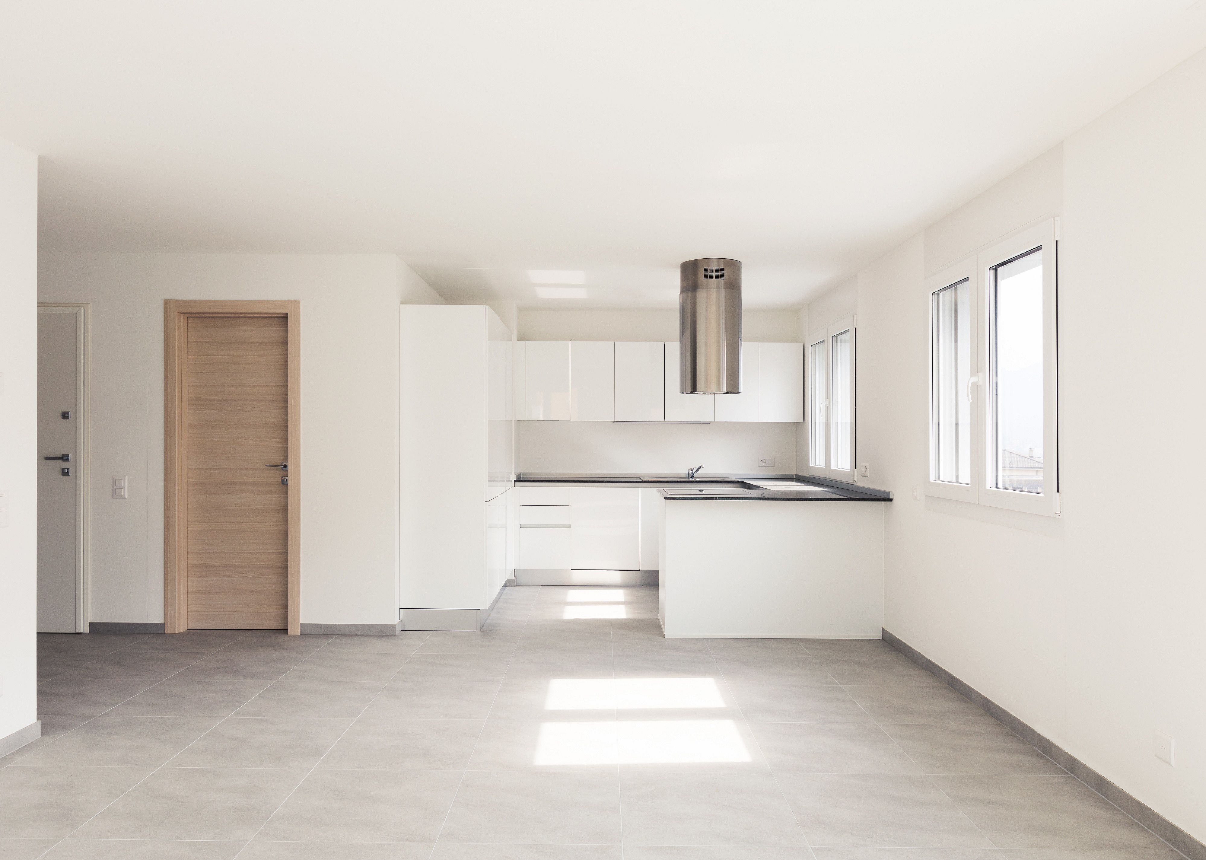 Empty modern apartment.