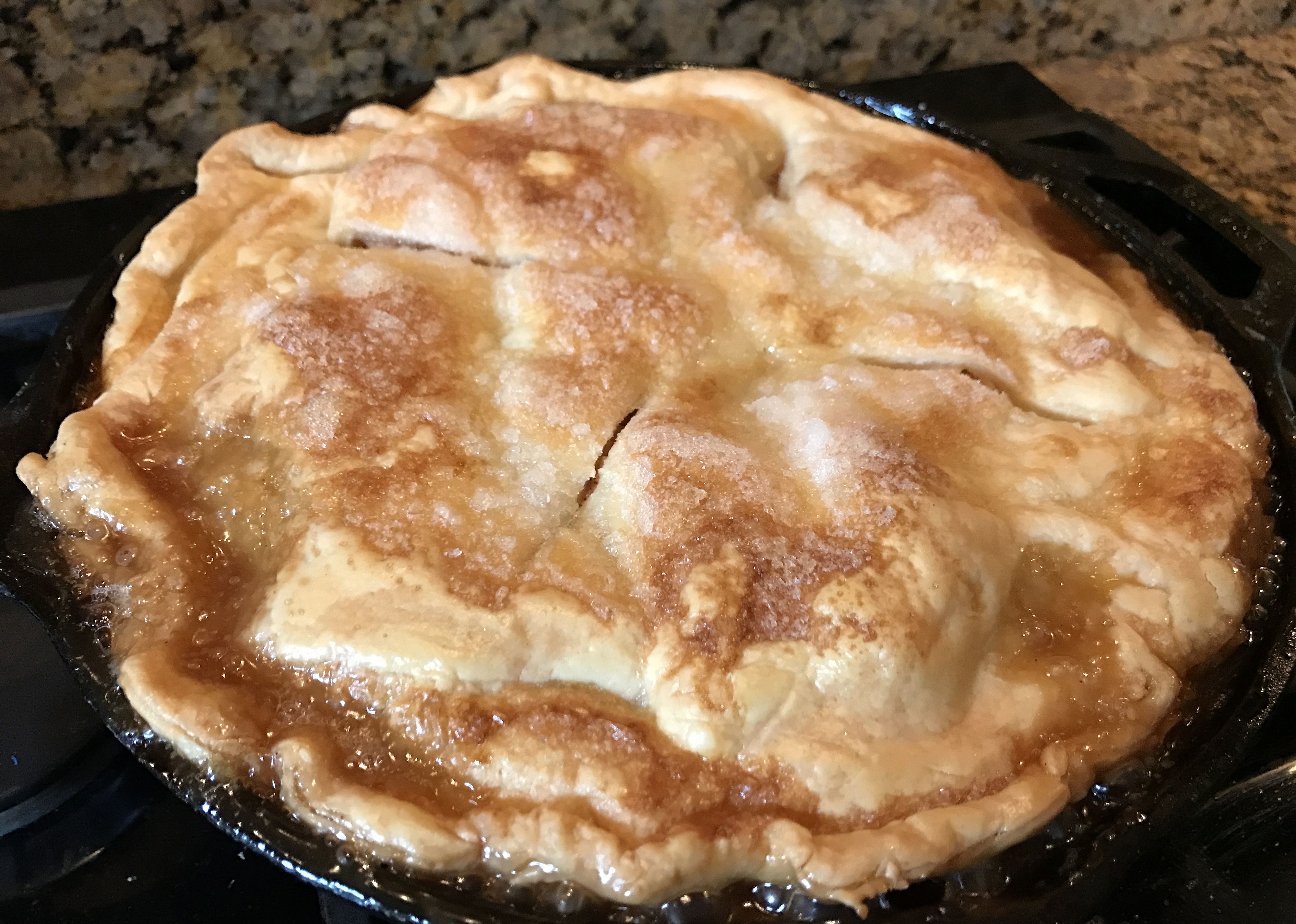 Grandma's Iron Skillet Apple Pie