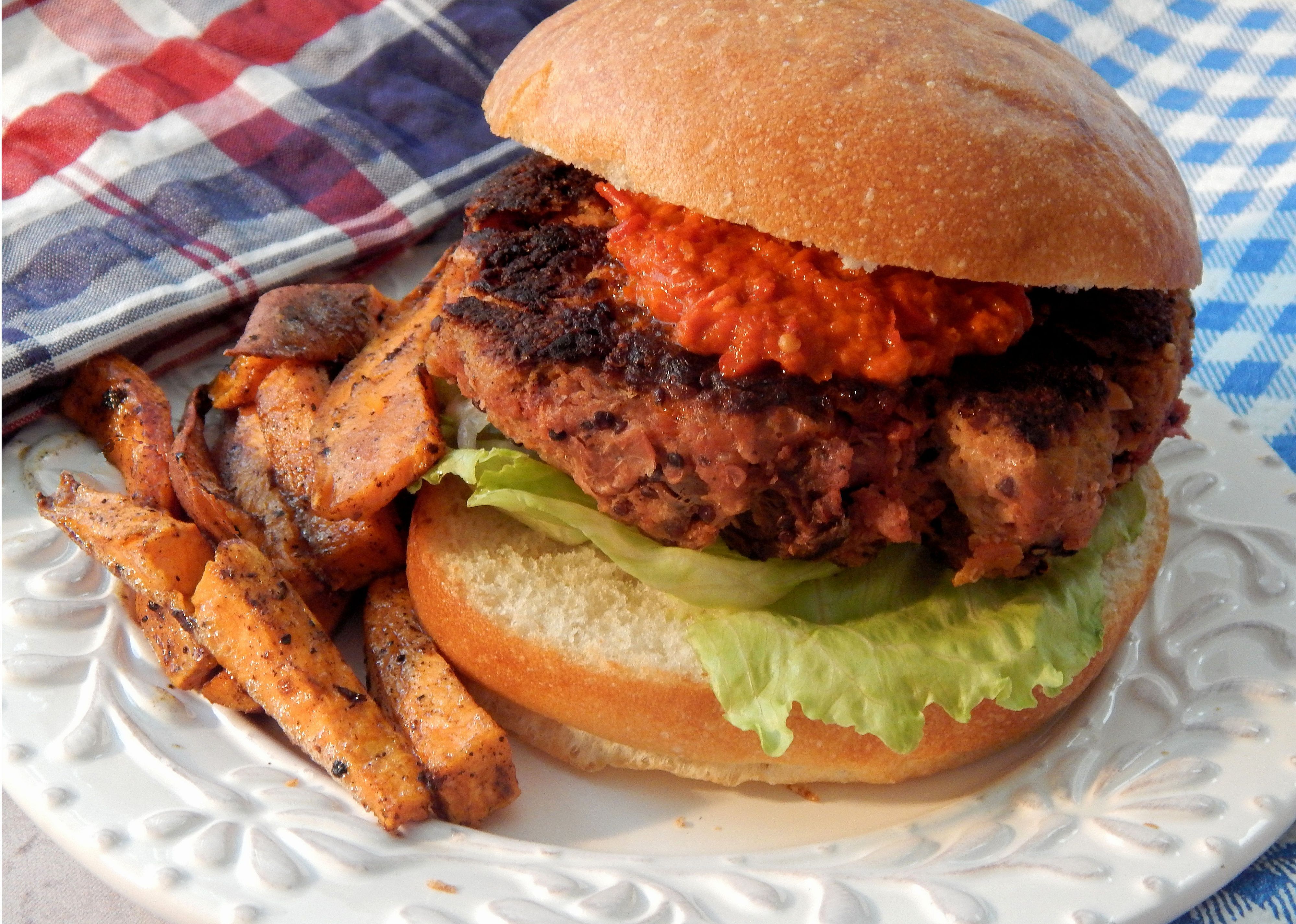Homemade Ground Chicken-Chickpea Burgers