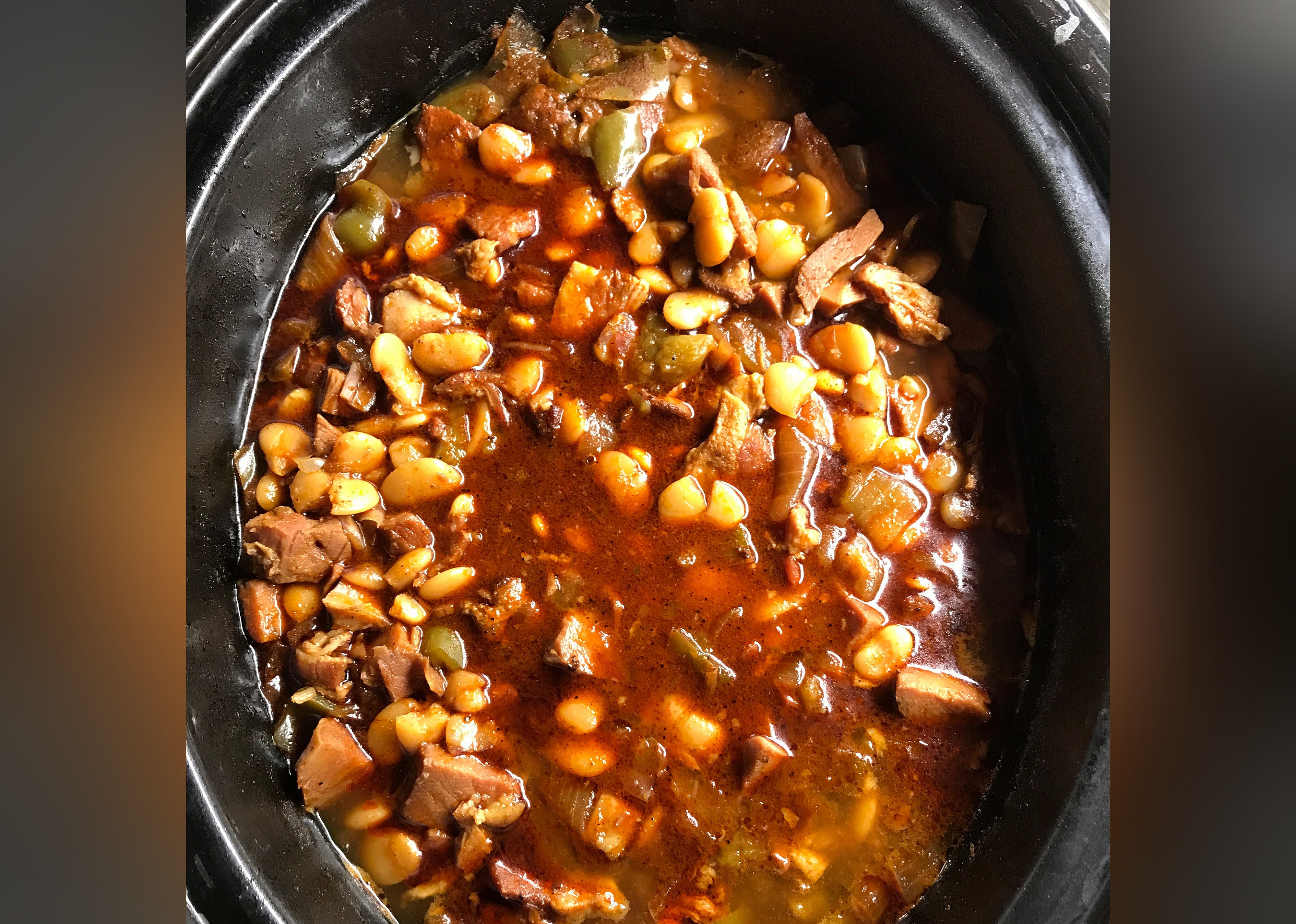 Slow Cooker Southern Lima Beans and Ham