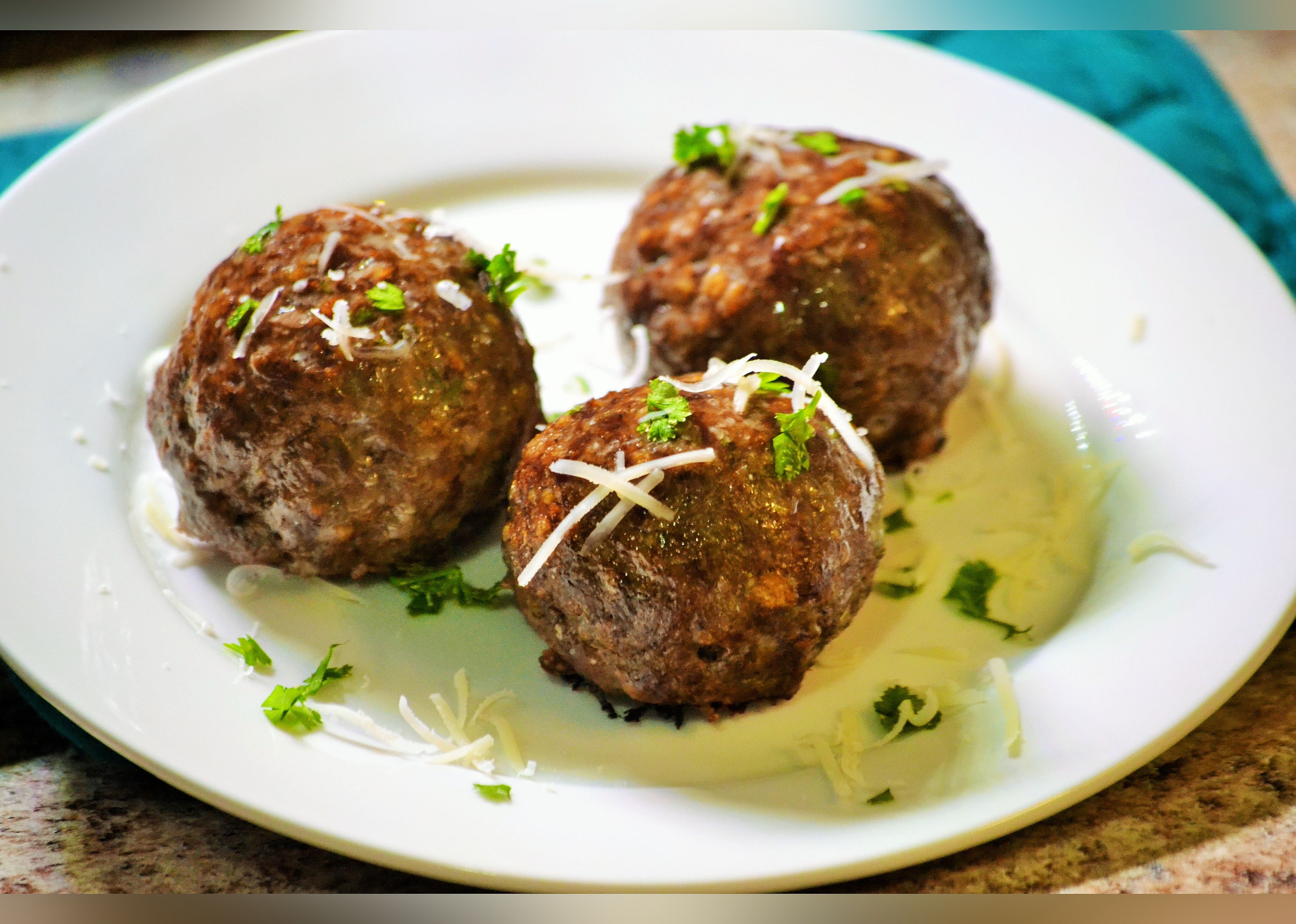 Italian Baked Meatballs