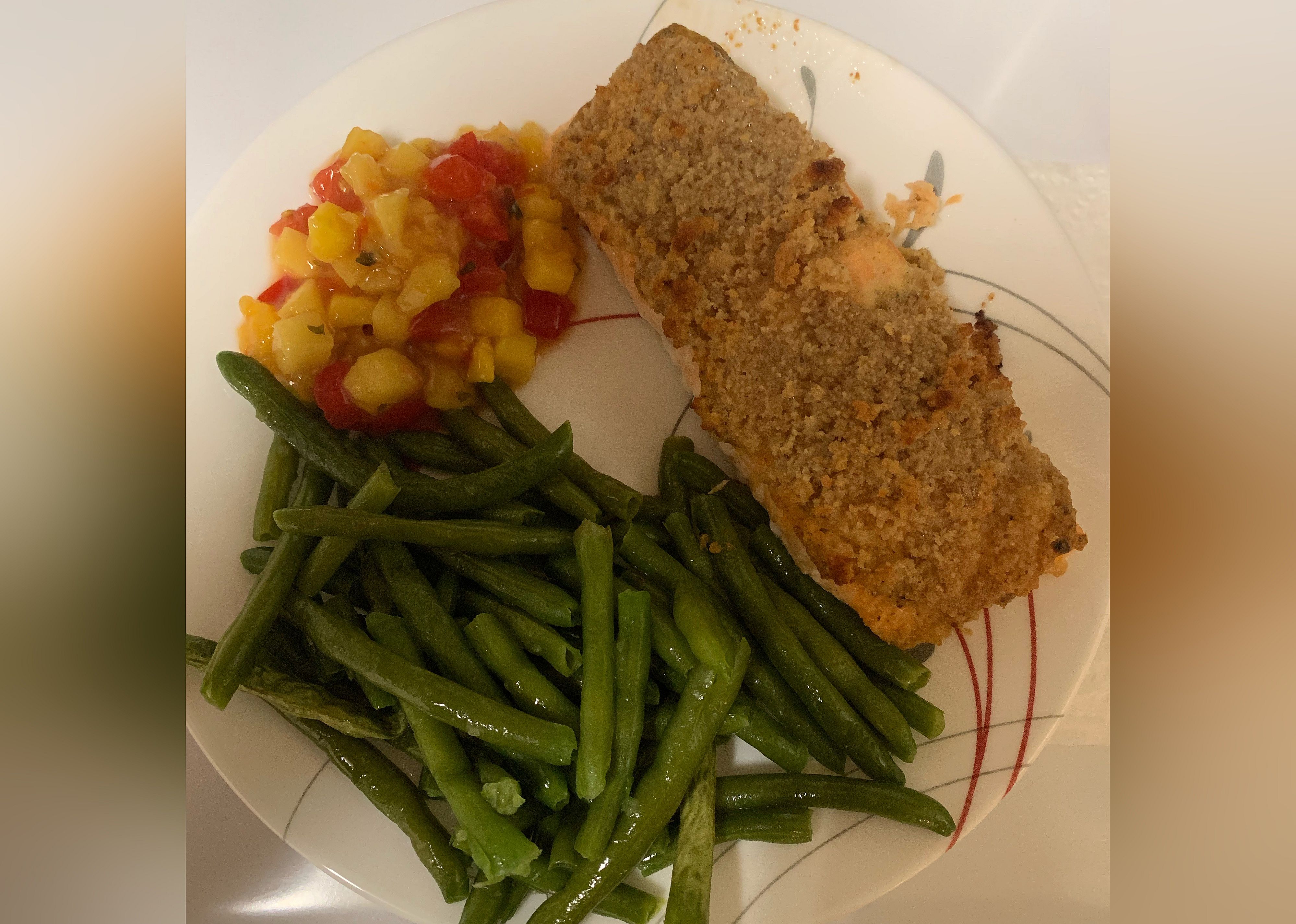 Baked Salmon Fillets Dijon