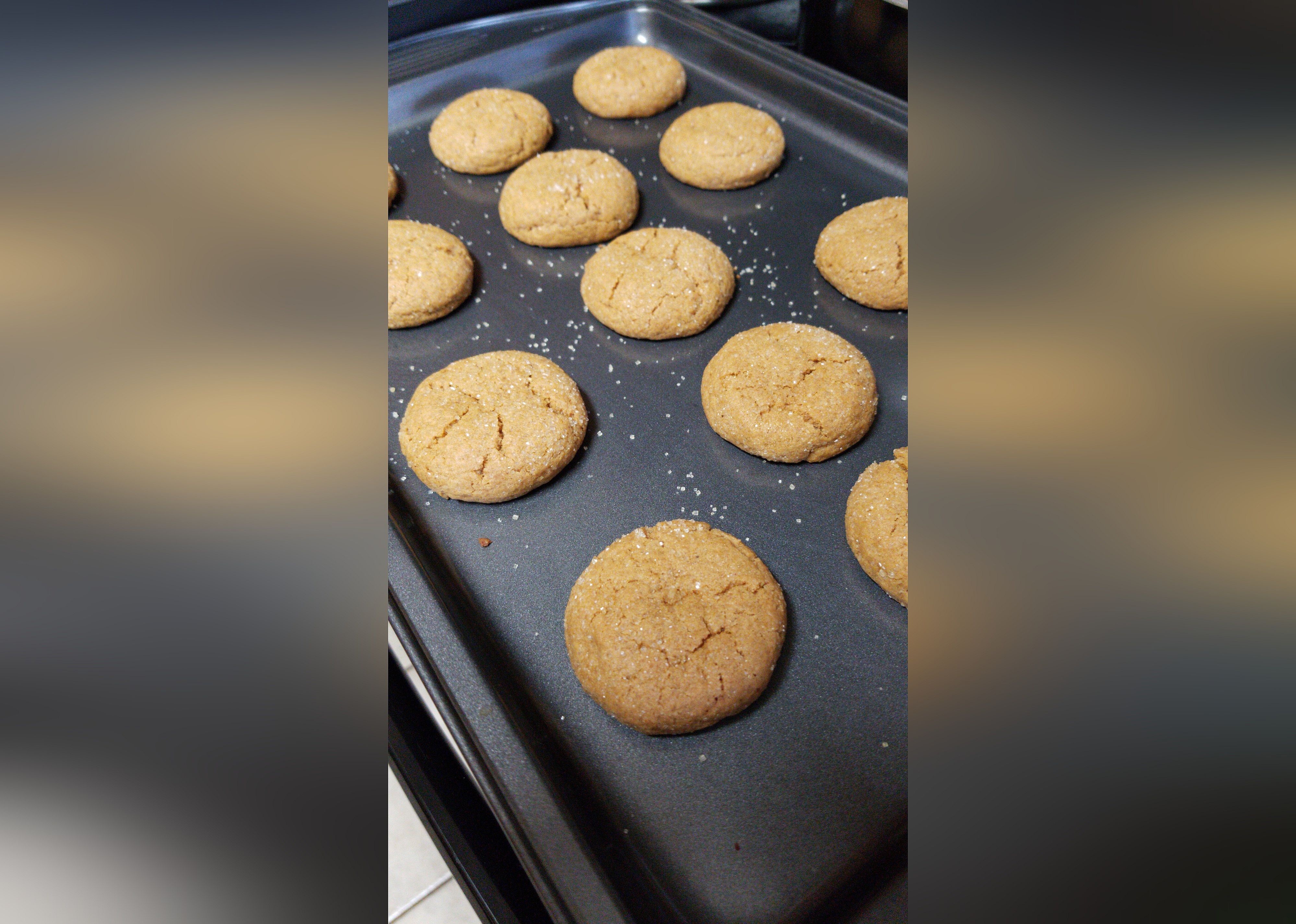 Big Soft Ginger Cookies