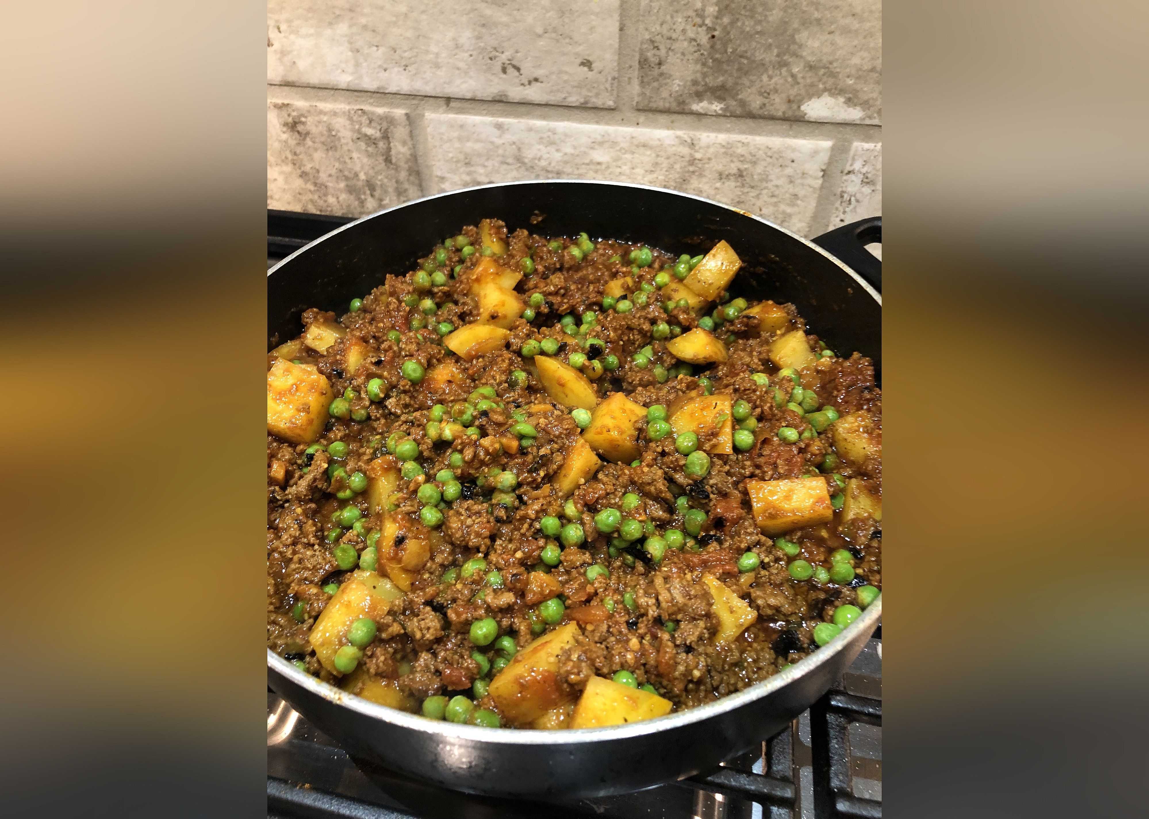Keema Aloo (Ground Beef and Potatoes)