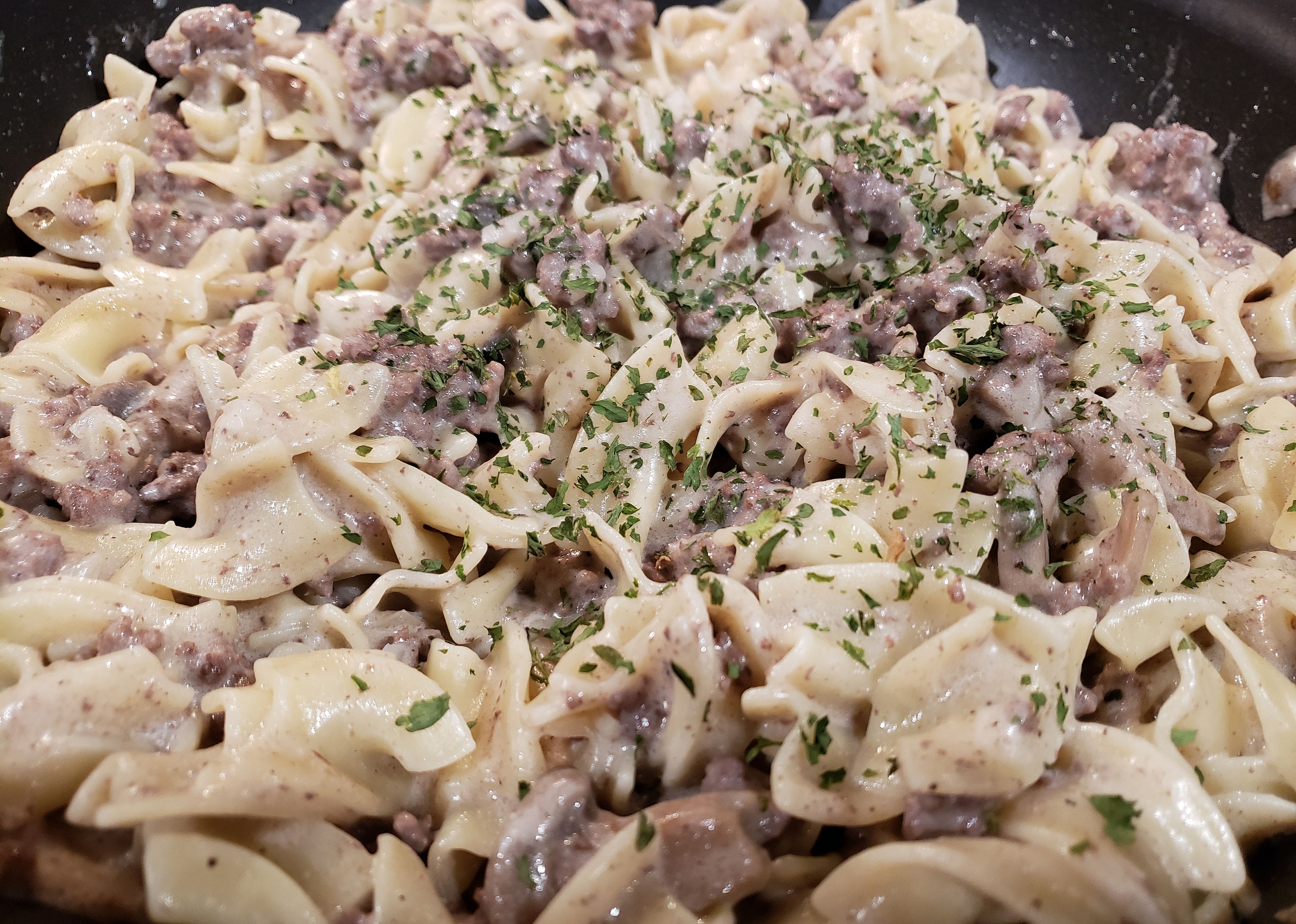 Simple Beef Stroganoff