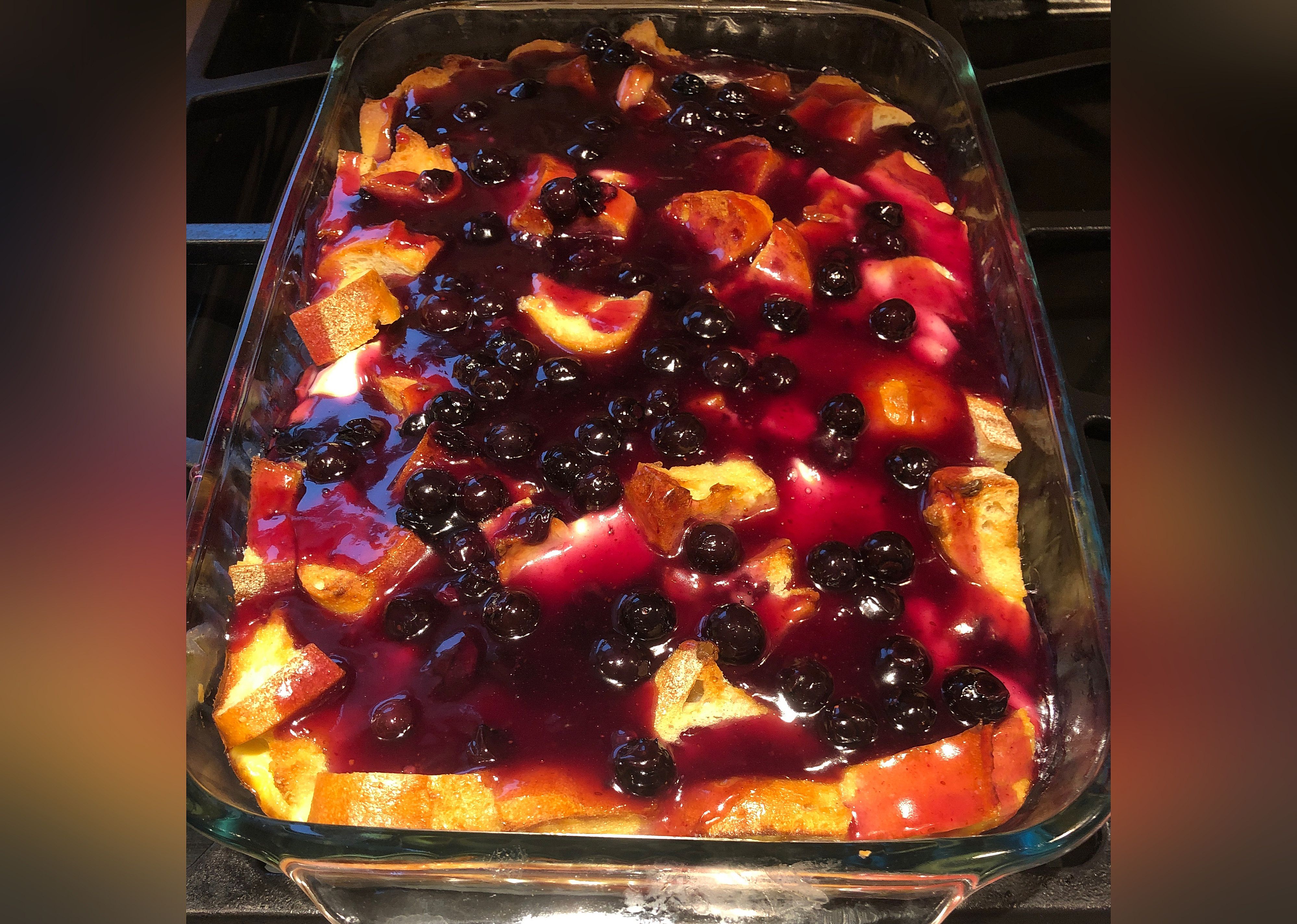 Overnight Blueberry French Toast