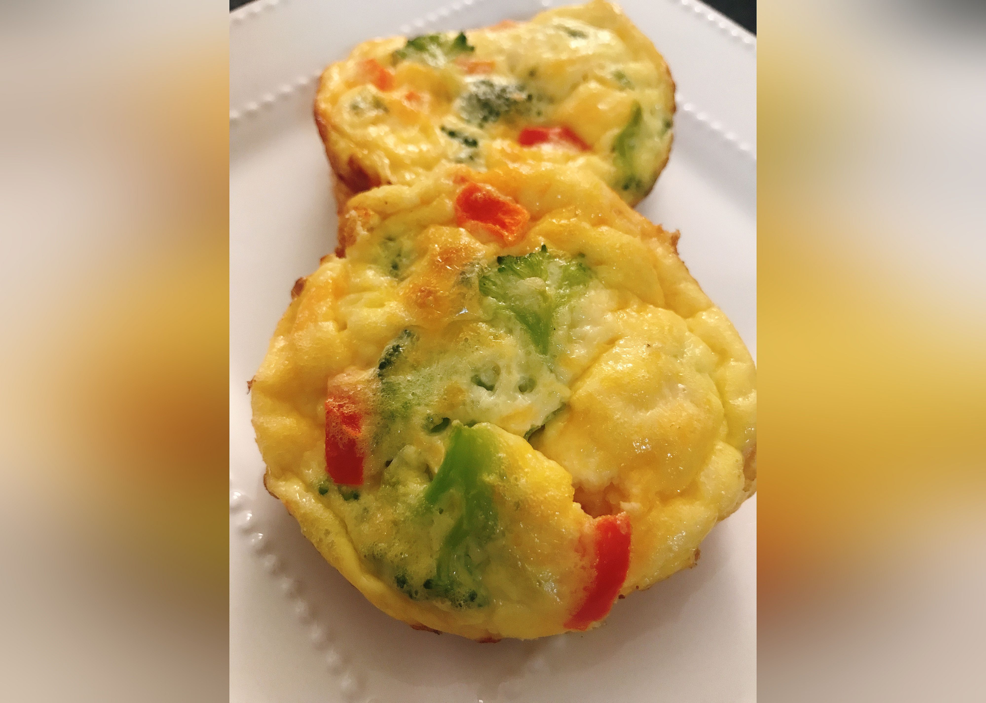 Crustless Cottage Cheese Mini Quiches