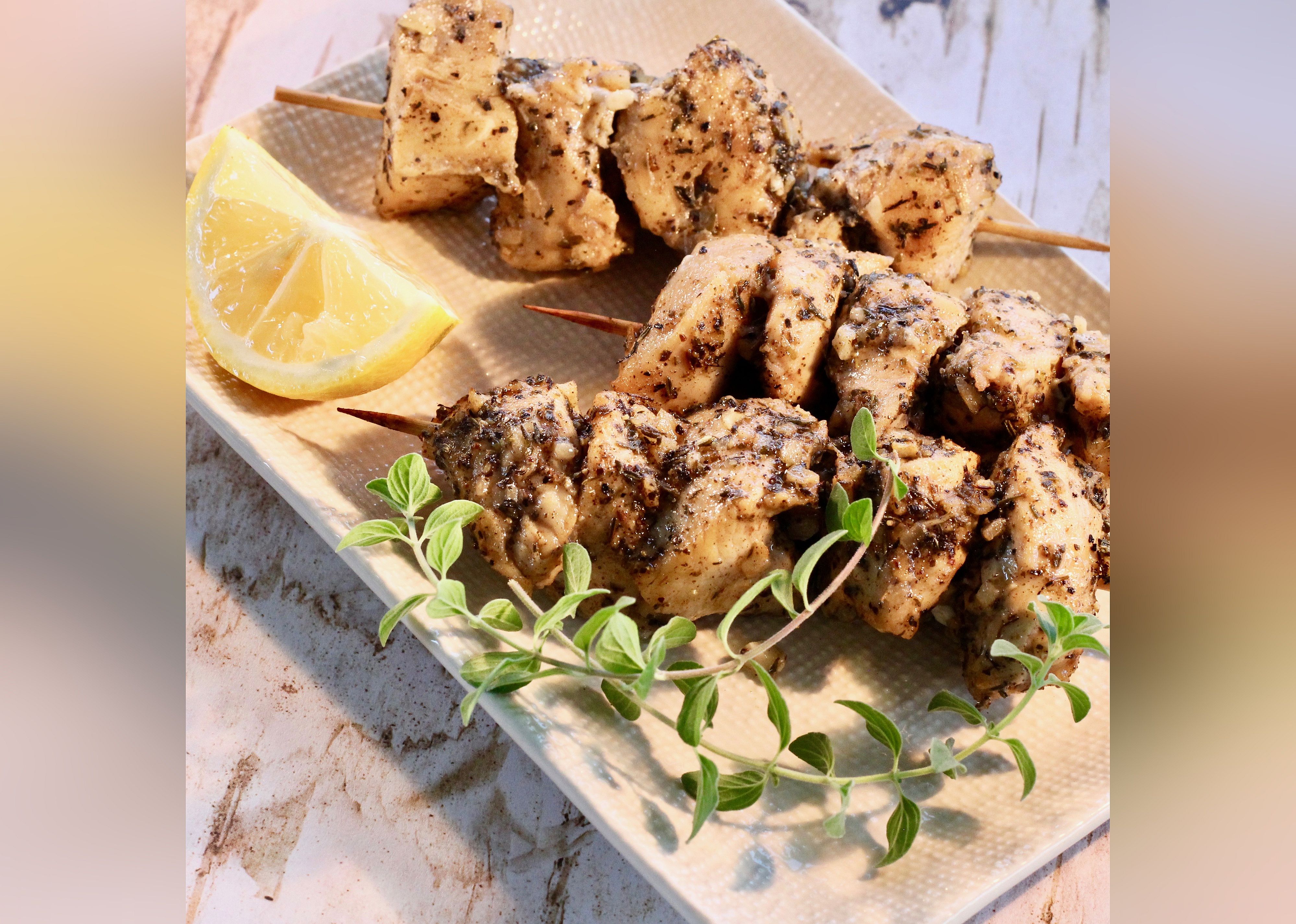 Greek Chicken Skewers