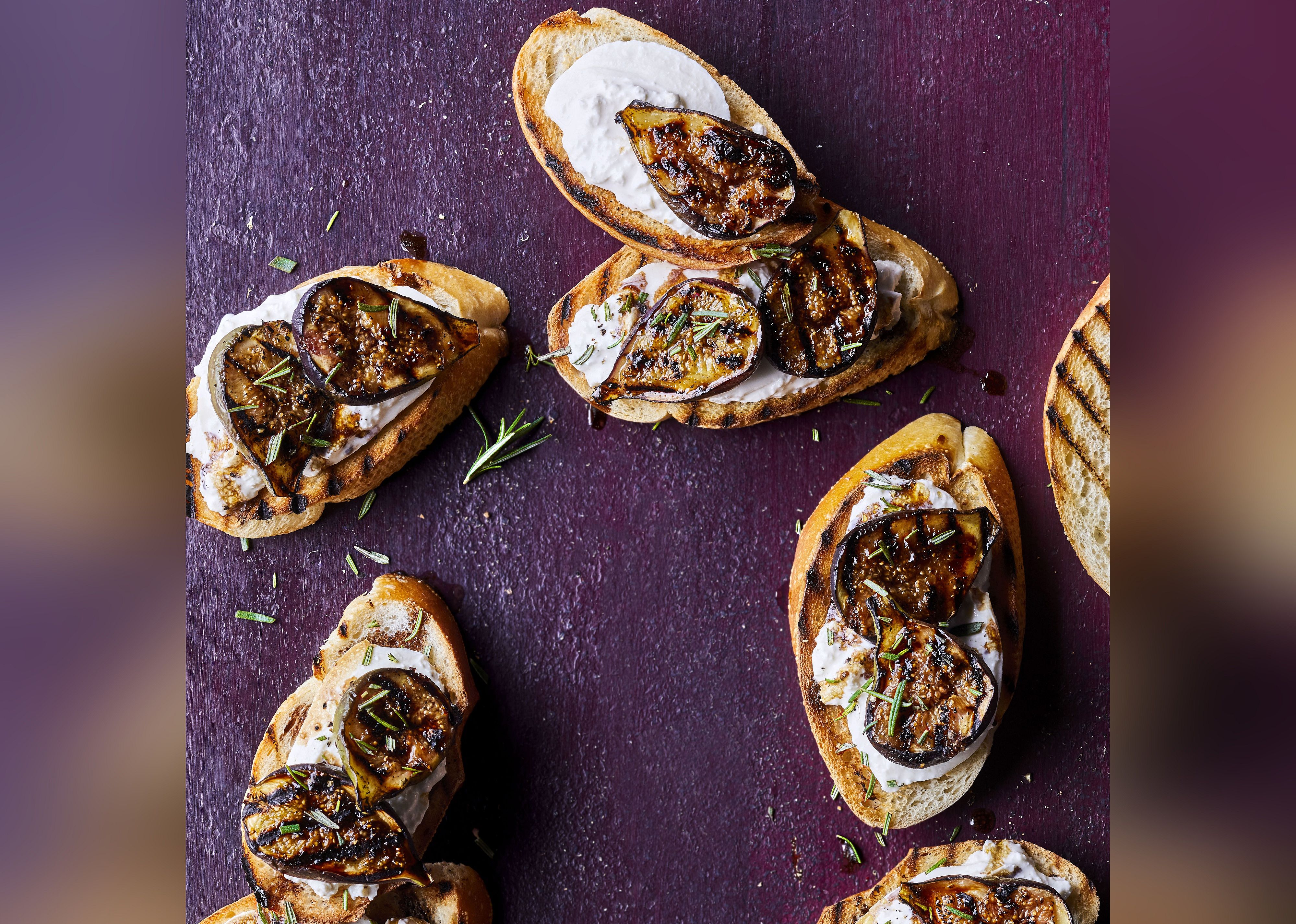 Burrata Bruschetta with Figs
