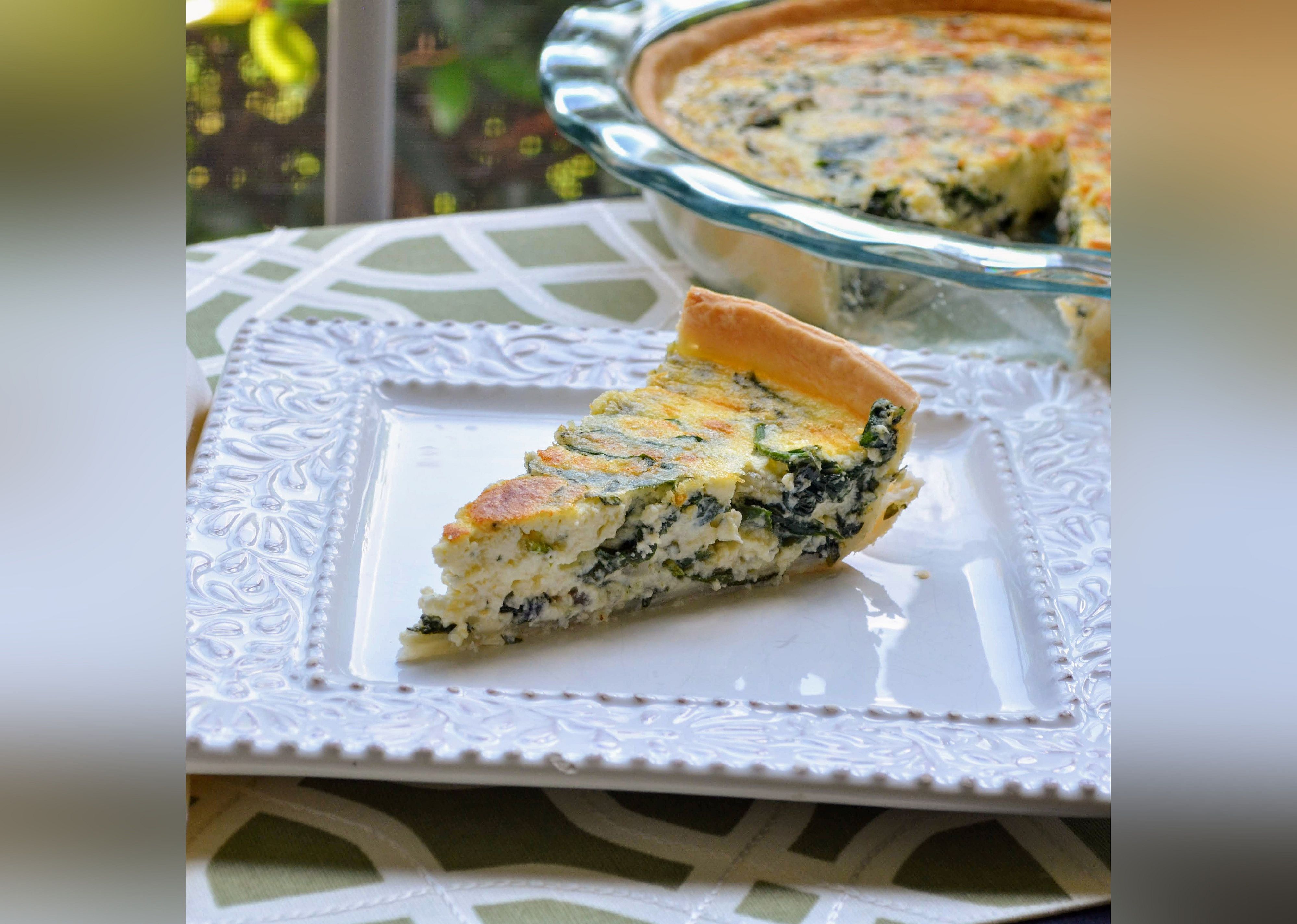 Spinach-Ricotta Quiche