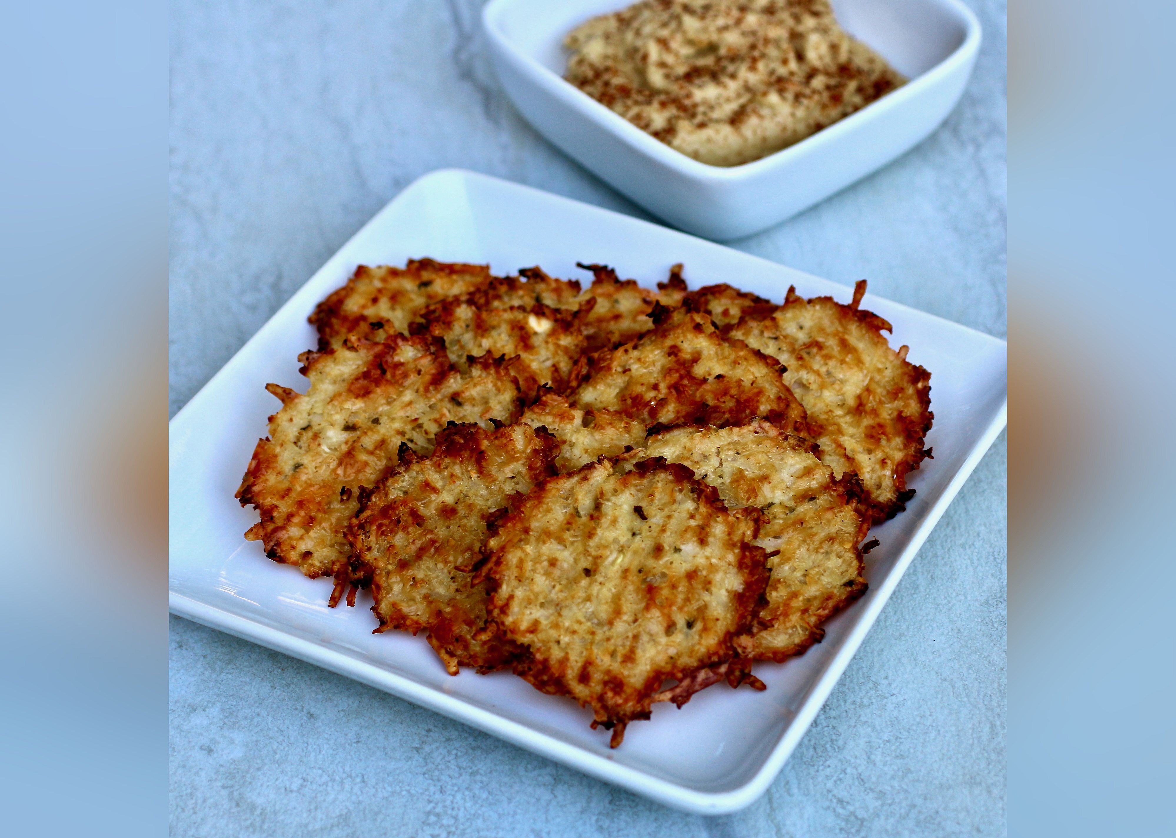 Spicy Ranch Cauliflower Crackers