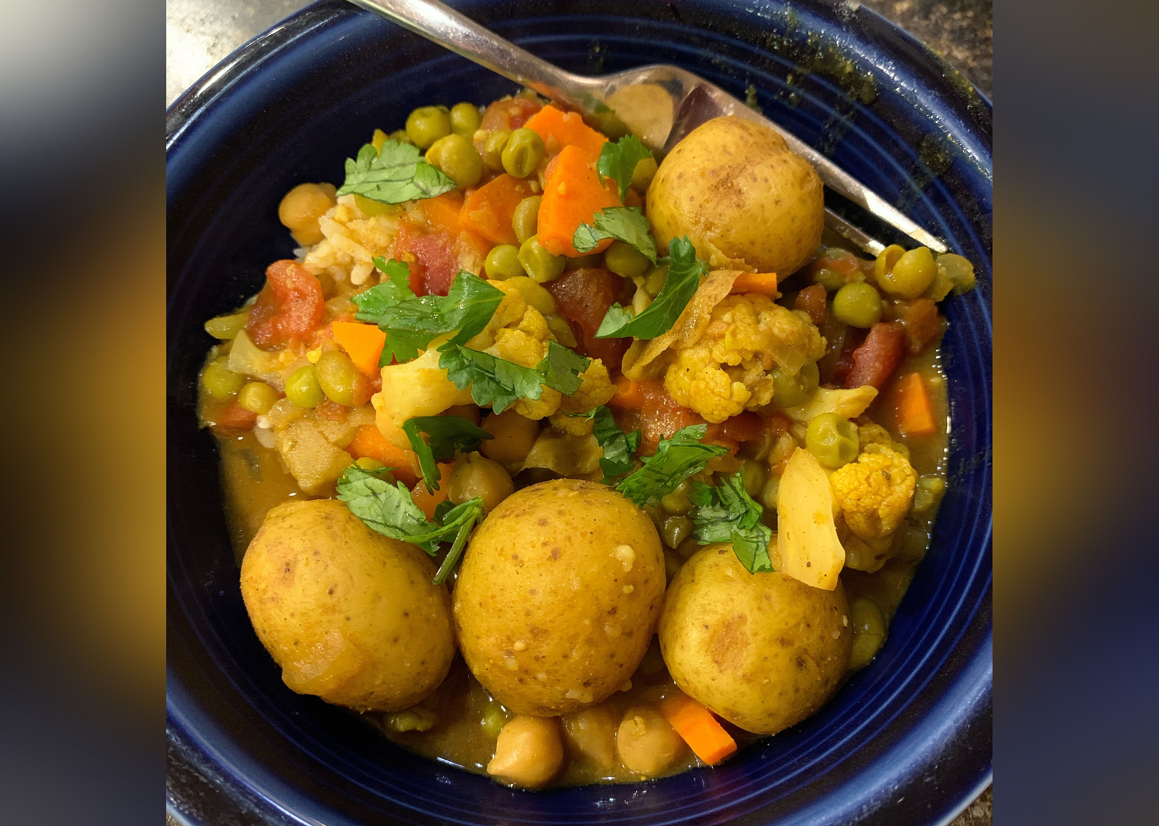Spicy Vegan Potato Curry