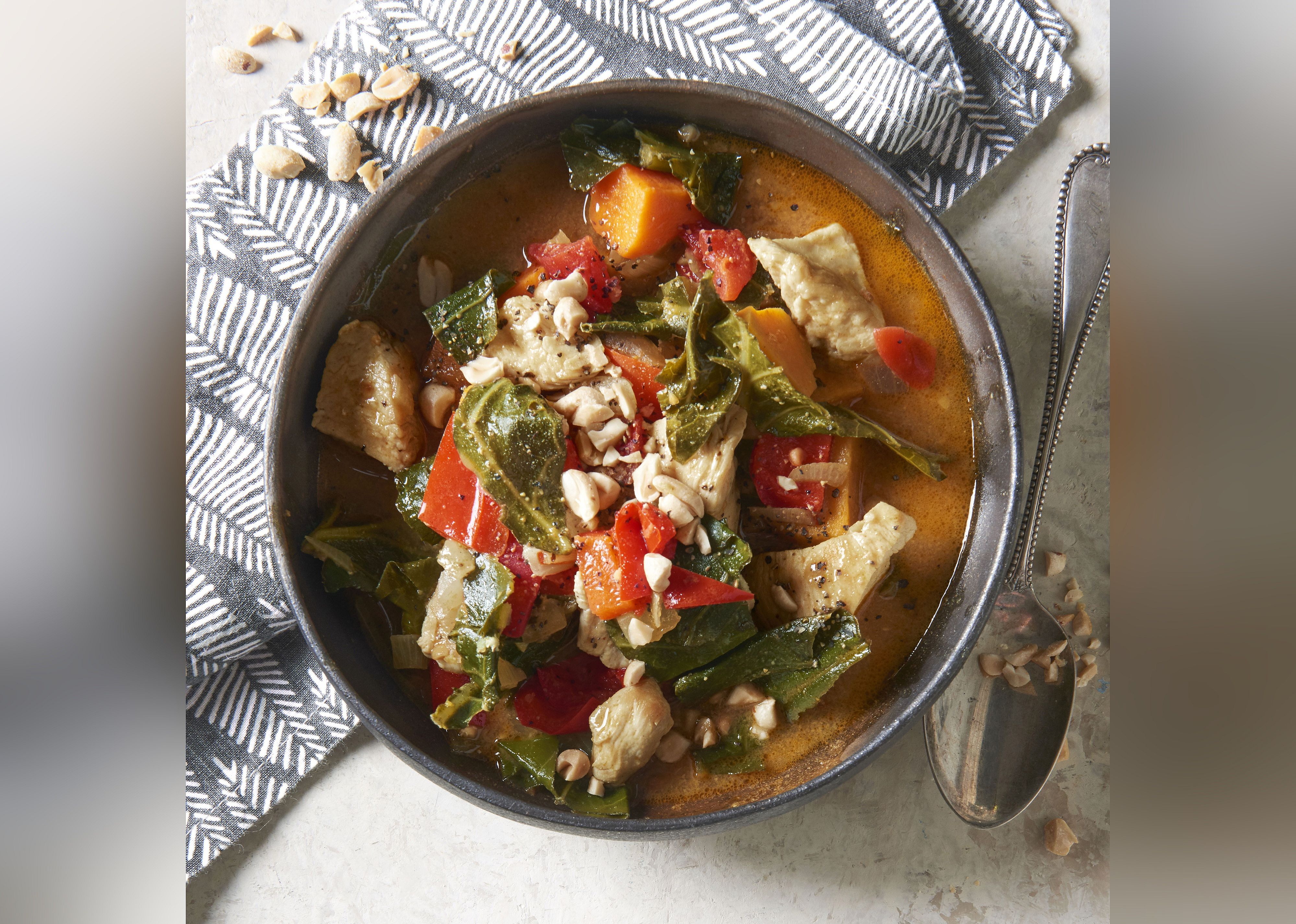 West African-Style Peanut Stew with Chicken