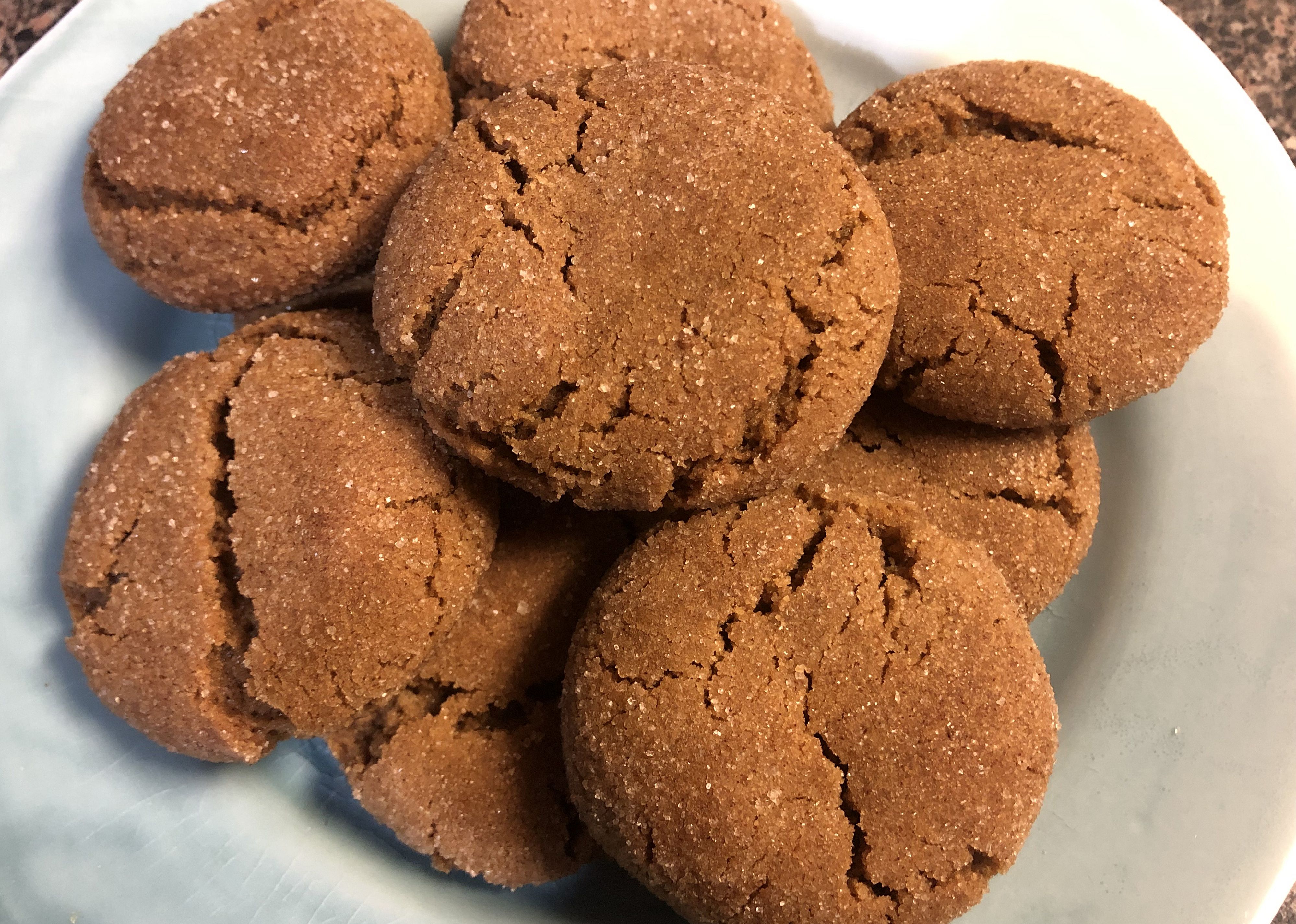 Grandma's Gingersnap Cookies