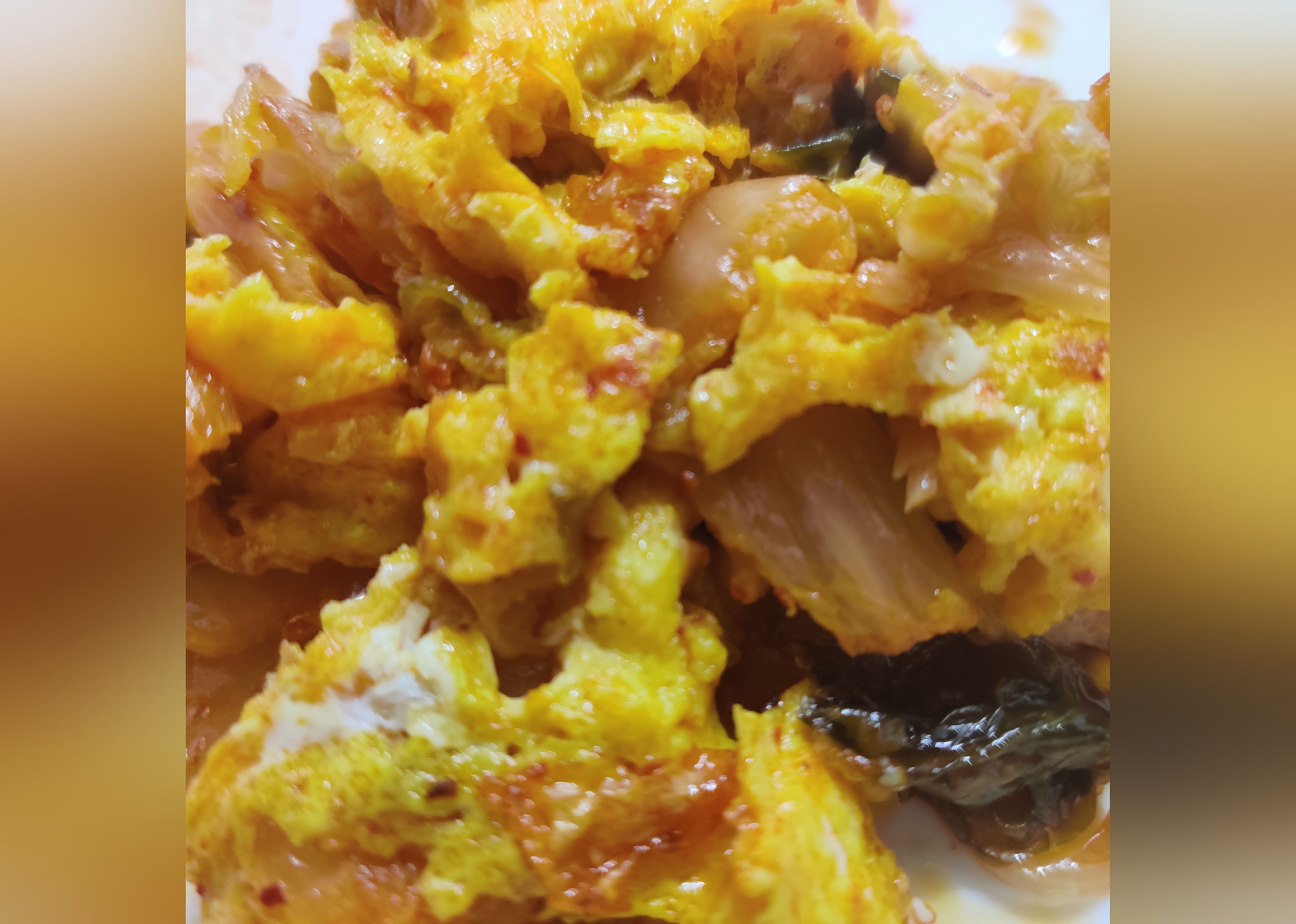 Mom's Kimchi Egg