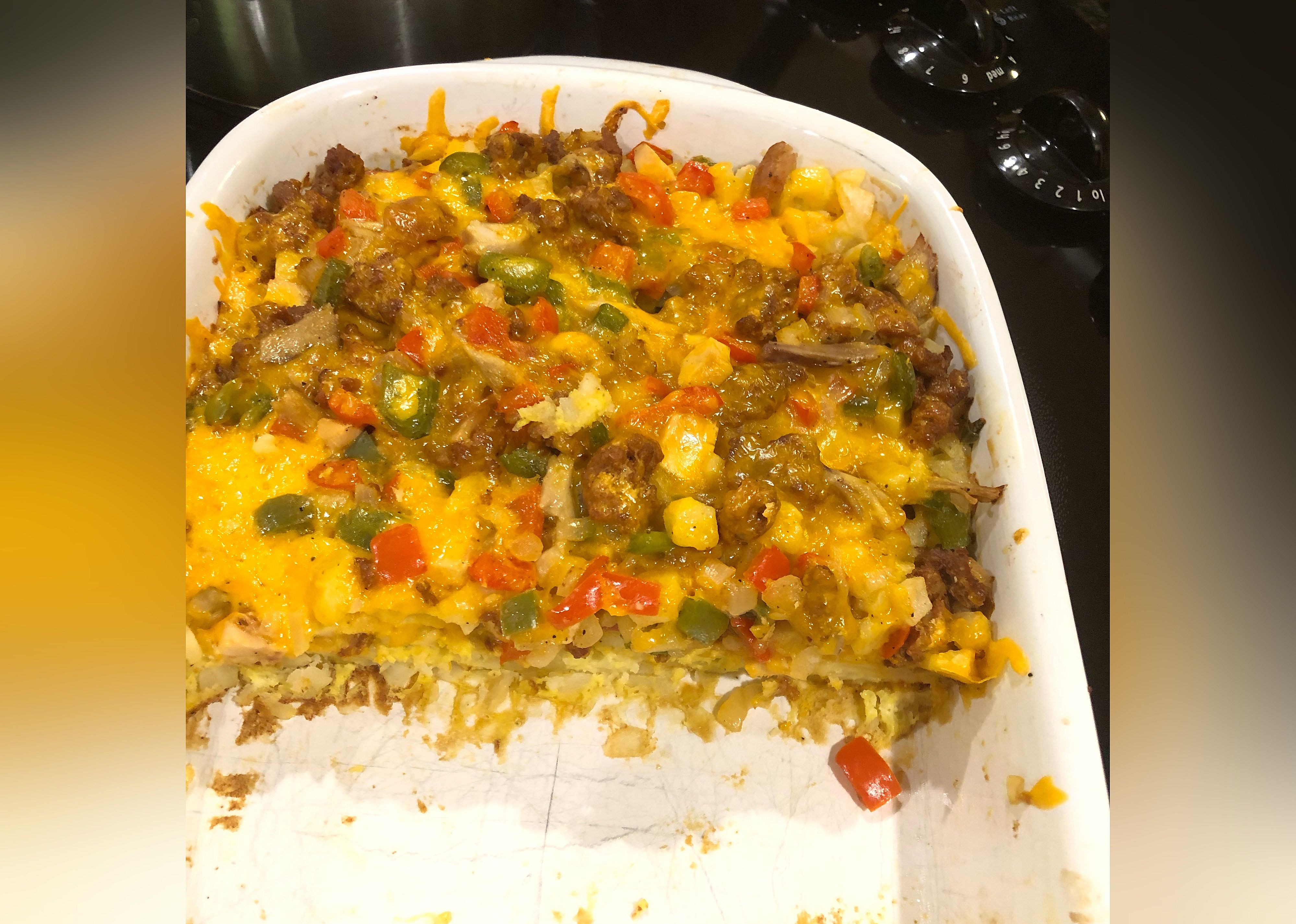 Hash Brown and Egg Casserole