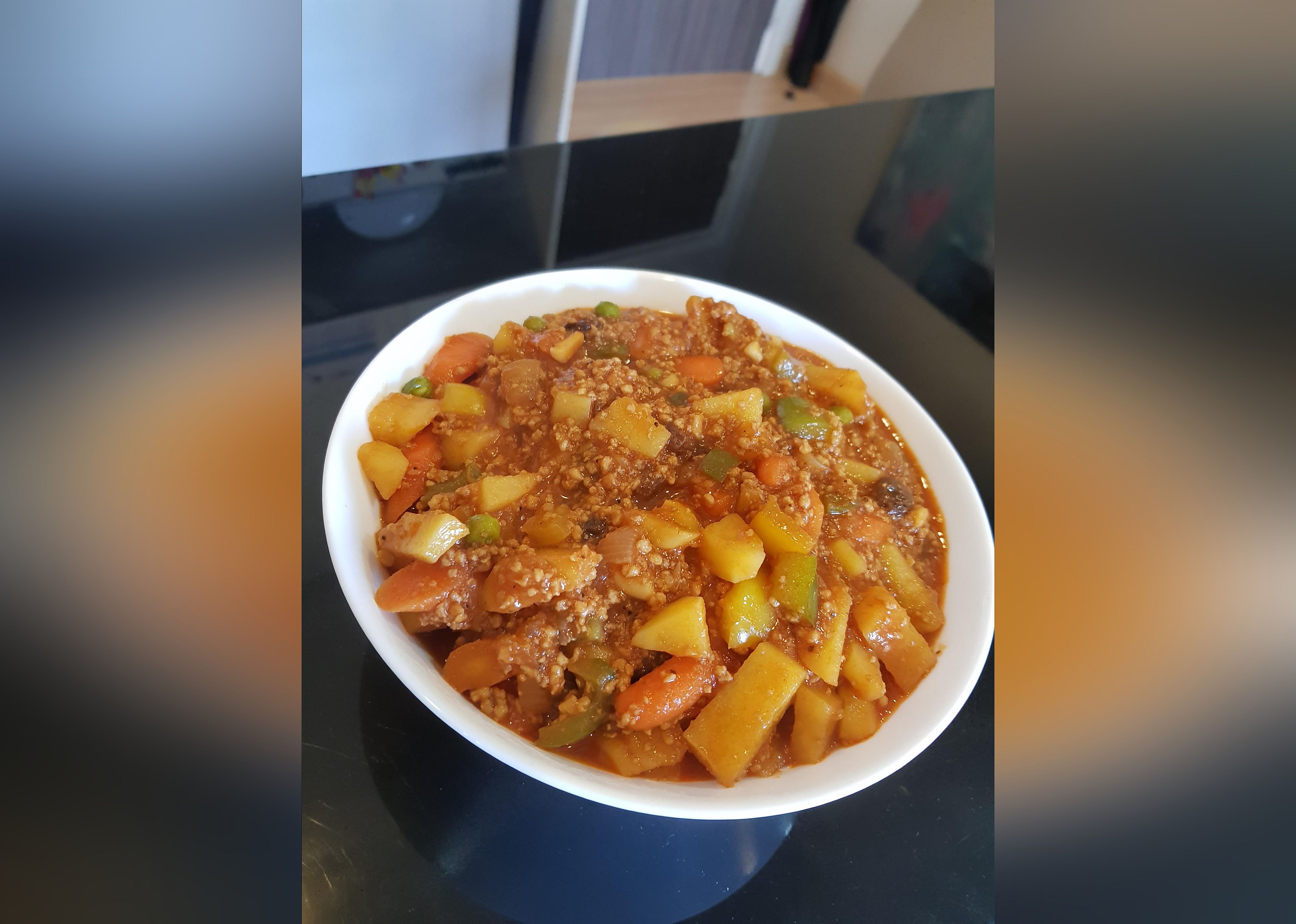 Filipino Beef Giniling (Afritada Style)