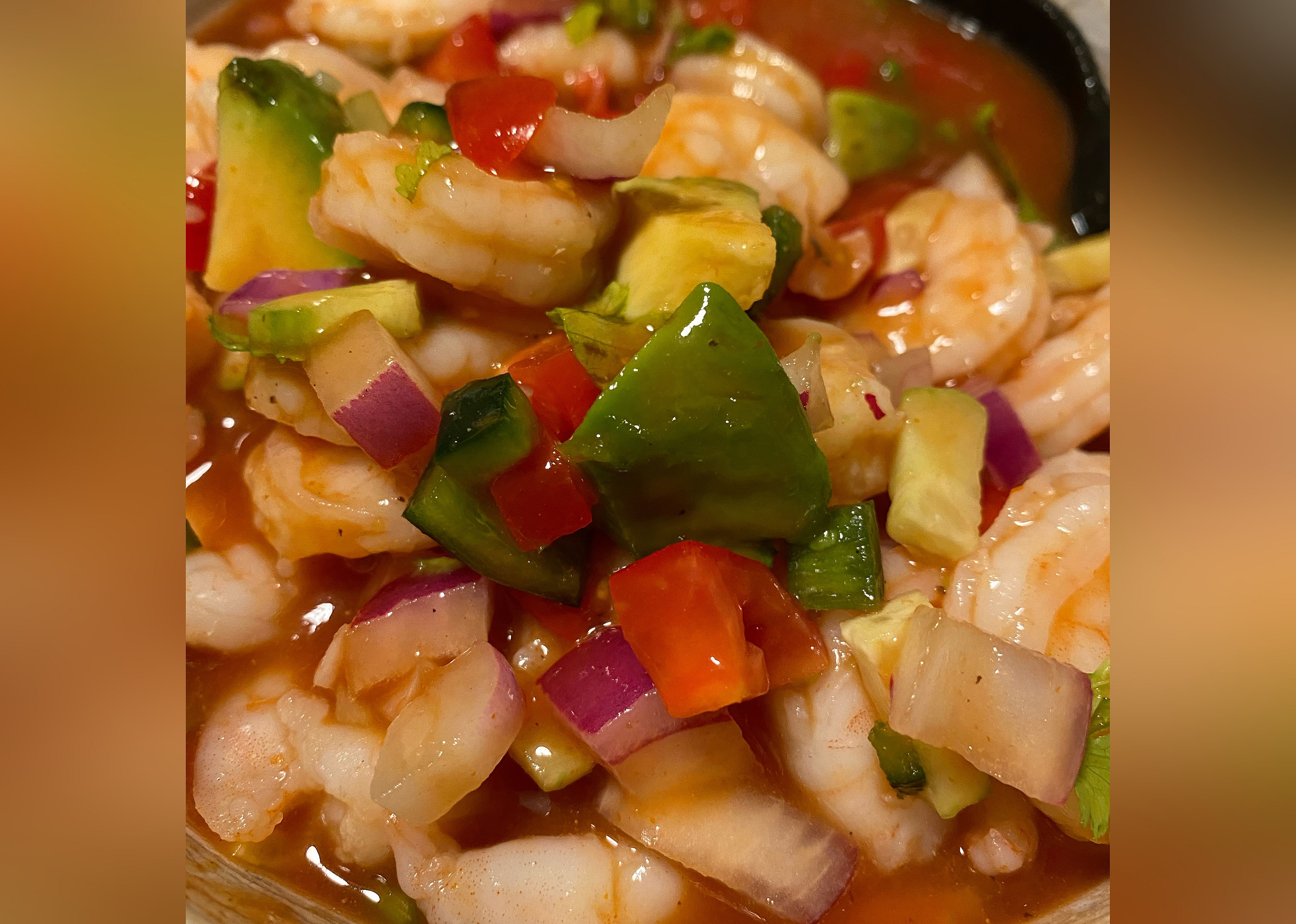 Authentic Mexican Shrimp Cocktail (Coctel de Camarones estilo Mexicano)
