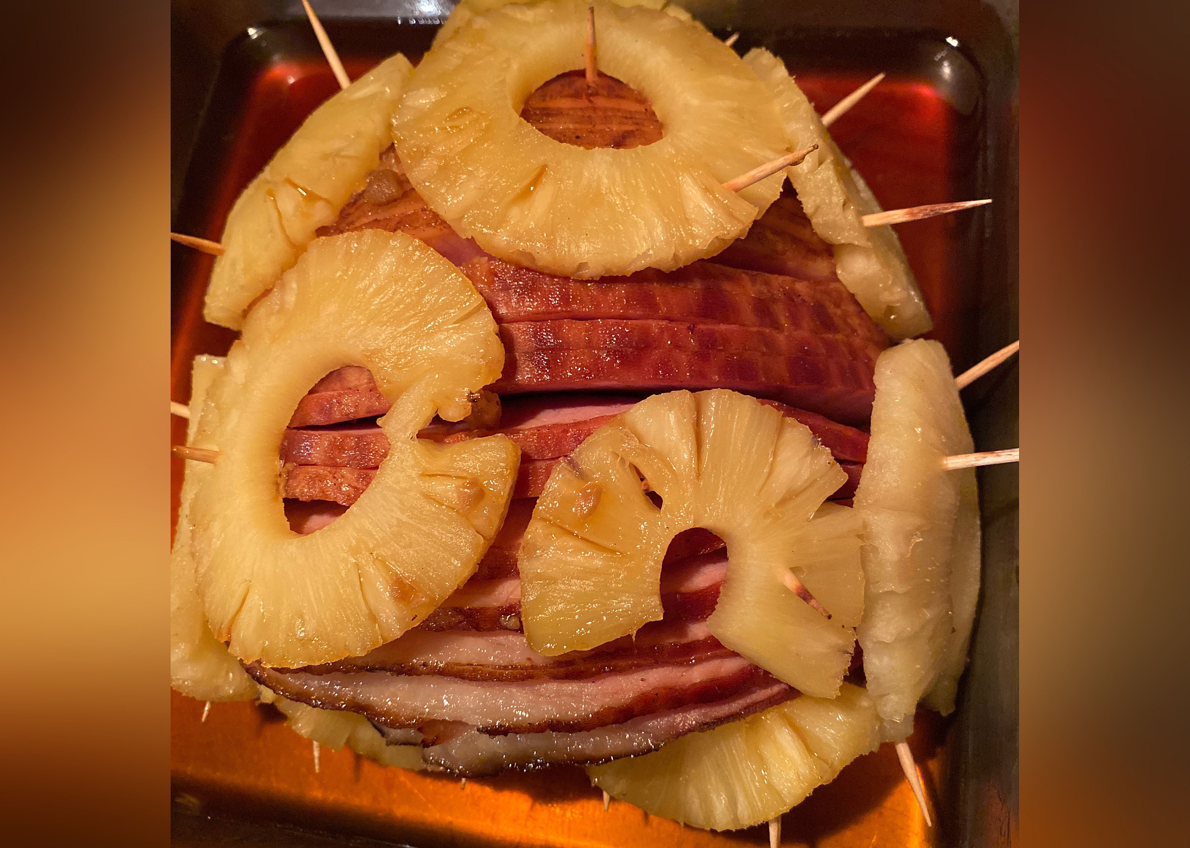 Brown Sugar and Pineapple Glazed Ham