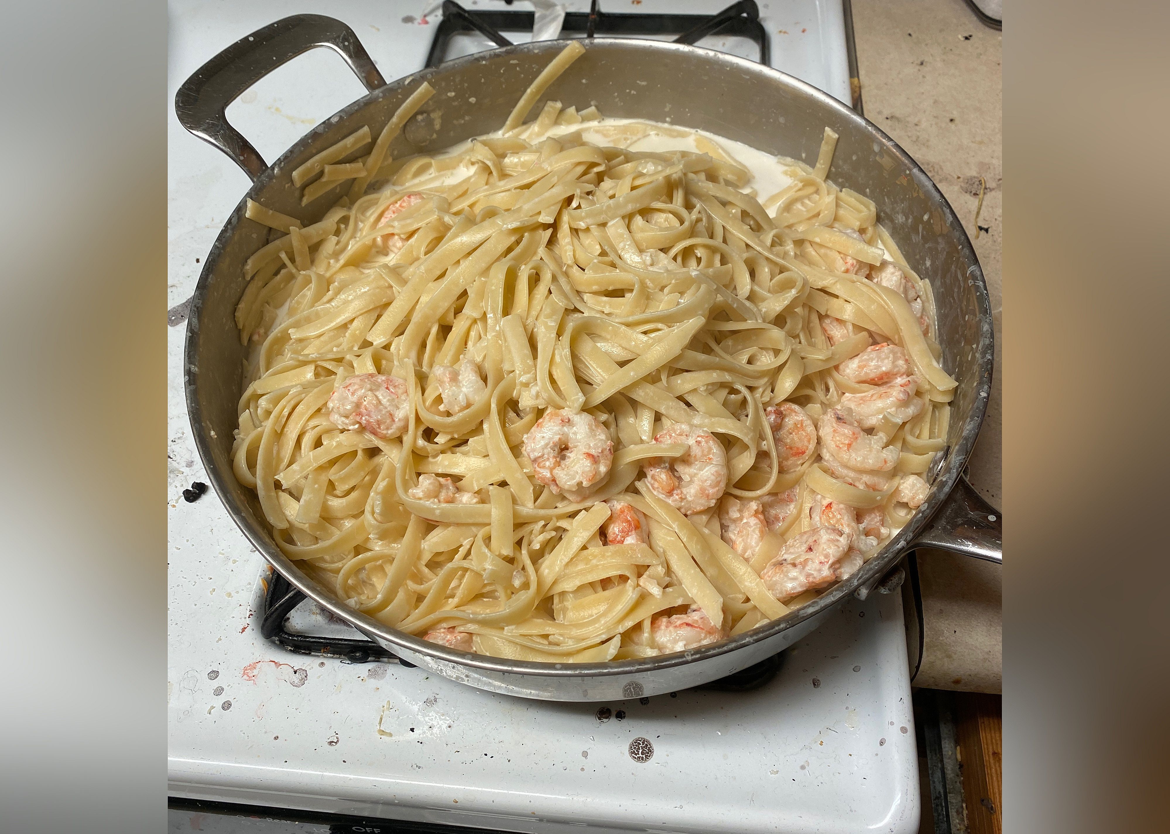 Shrimp Fettuccine Alfredo