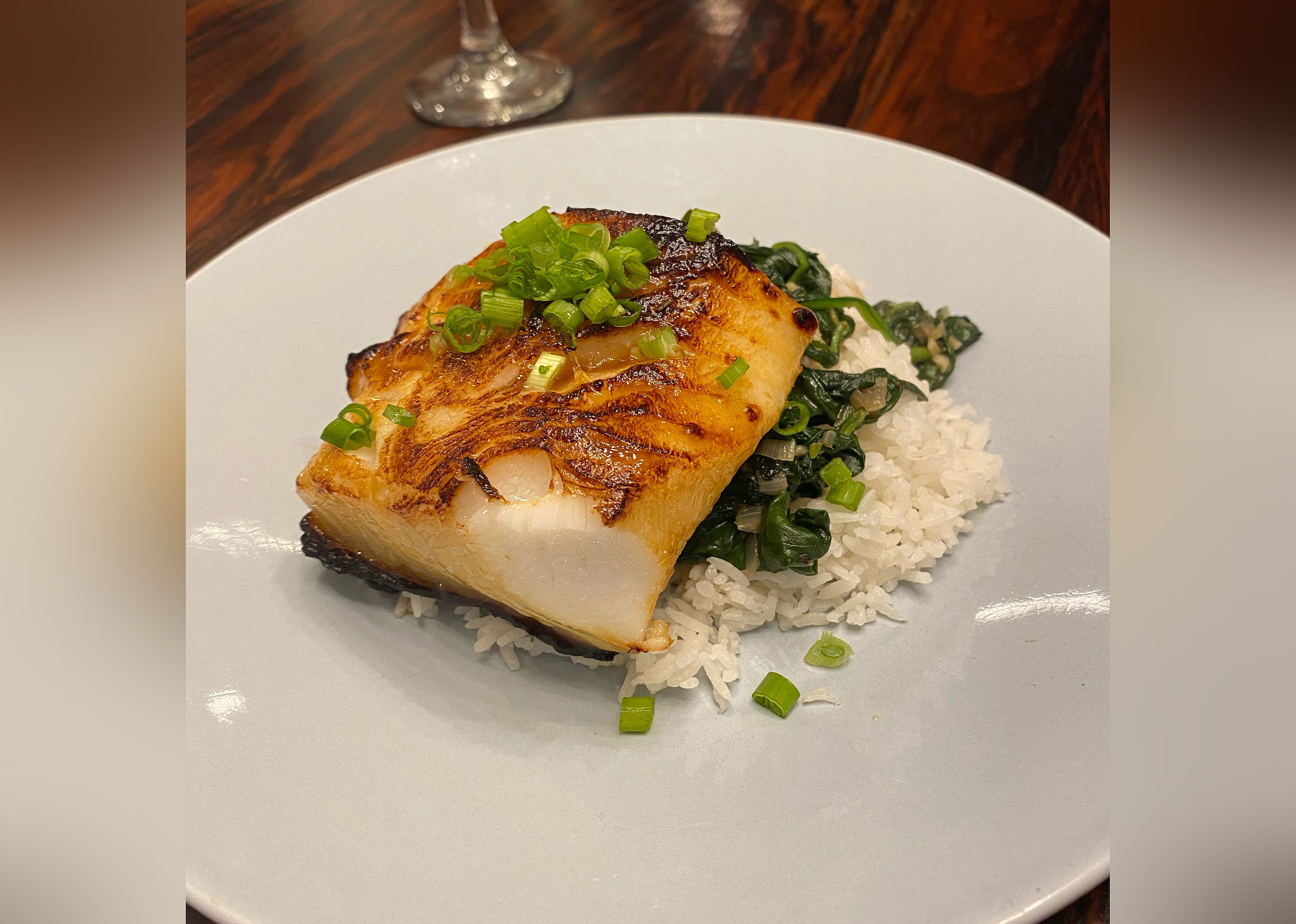 Miso and Soy Chilean Sea Bass